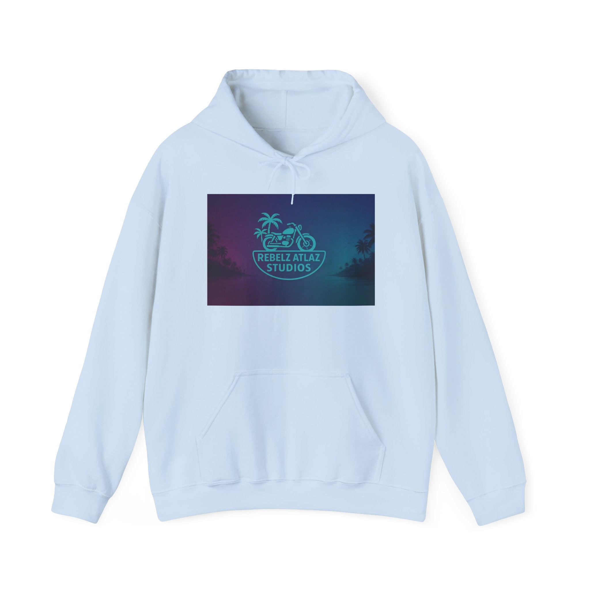 Rebel Atlas Studios Tropical Logo Hoodie Song Cover Art From The Caribbean Calavera Album