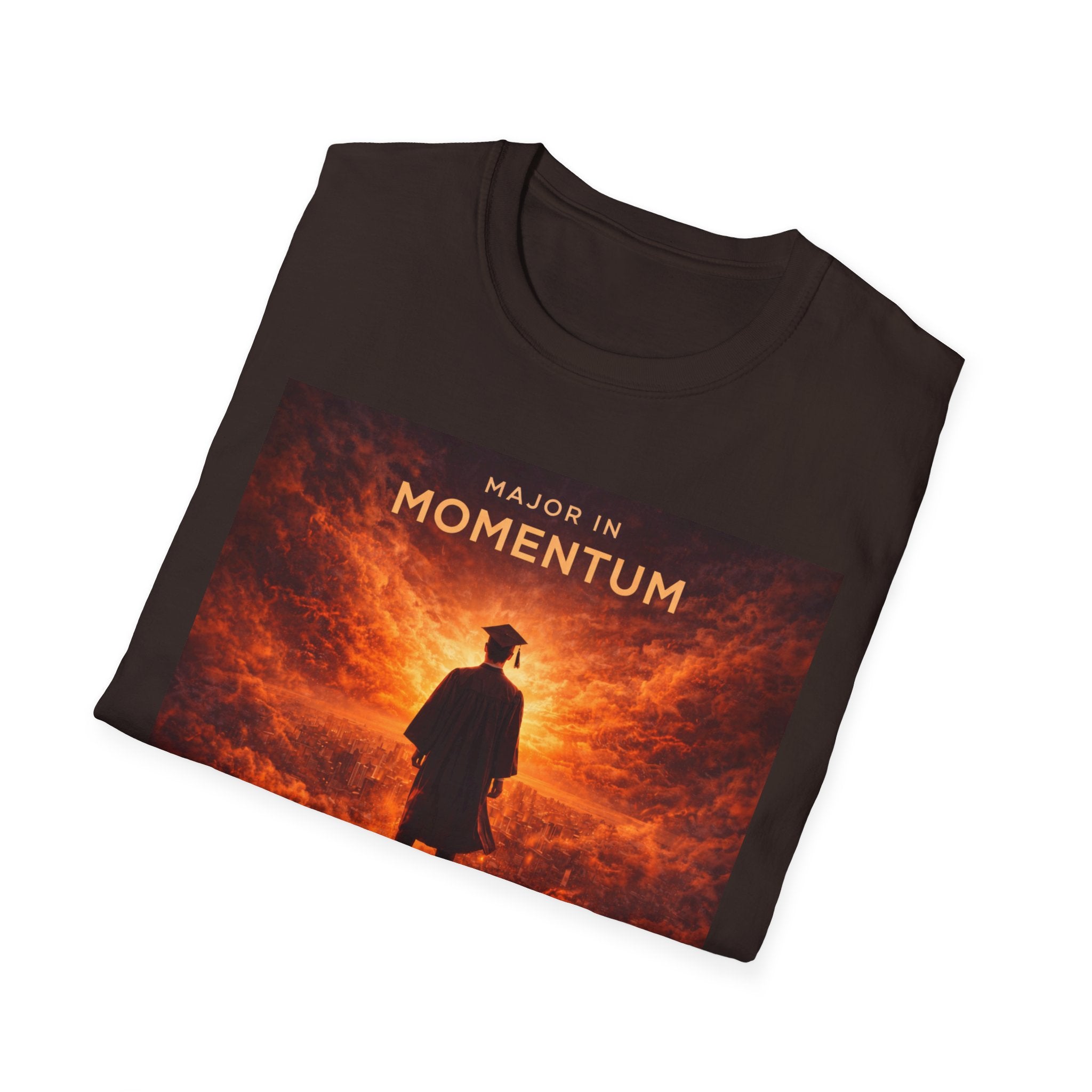 T‑Shirt – "Major in Momentum" Album Art Tee (Silhouette & Fiery Sky)
