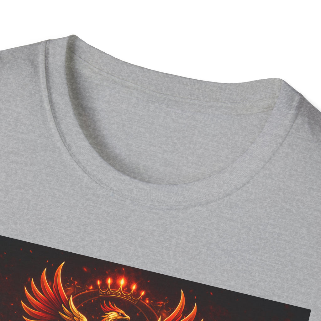Rebelz Atlaz Film Studios Logo  Phoenix Skull T-Shirt