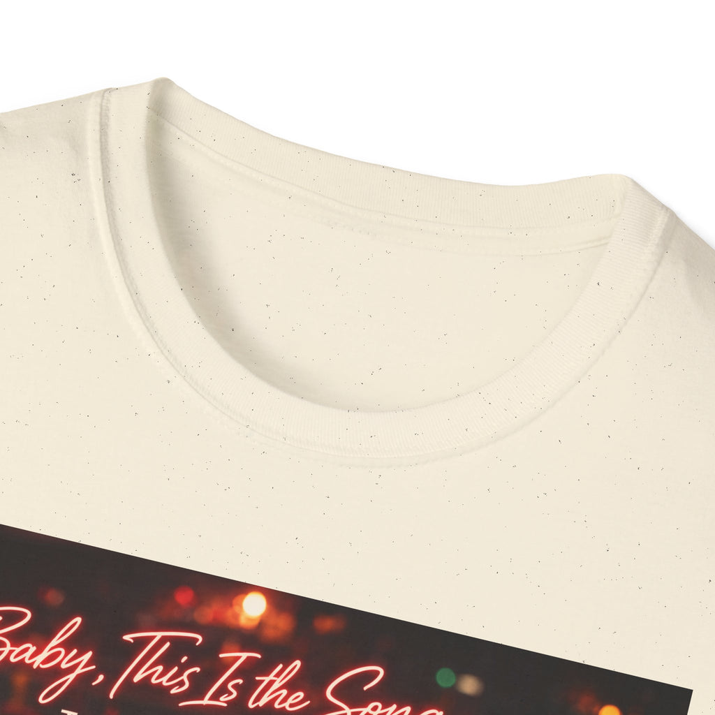 T‑Shirt — 'Baby, It's The Song That Counts'  Crownless and Full Throttle Album Cover Artwork Retro Candlelit Music Graphic Tee