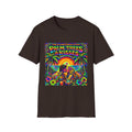 Palm Trees & Kisses Song Cover Art From The Caribbean Calavera Album  Tropical Graphic T-Shirt — Retro Sunset Beach Vibes