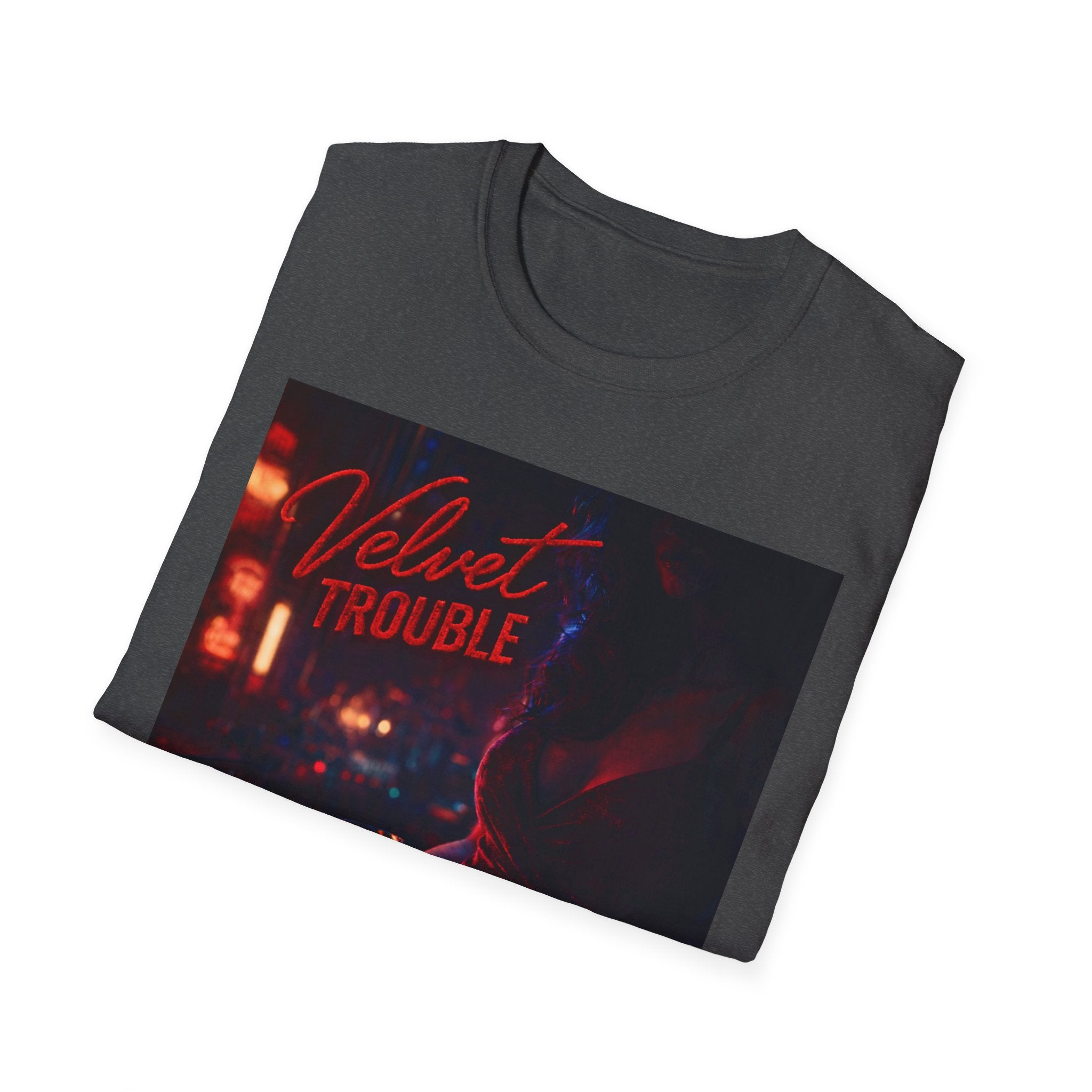 Velvet Trouble Retro Neon Band T-Shirt