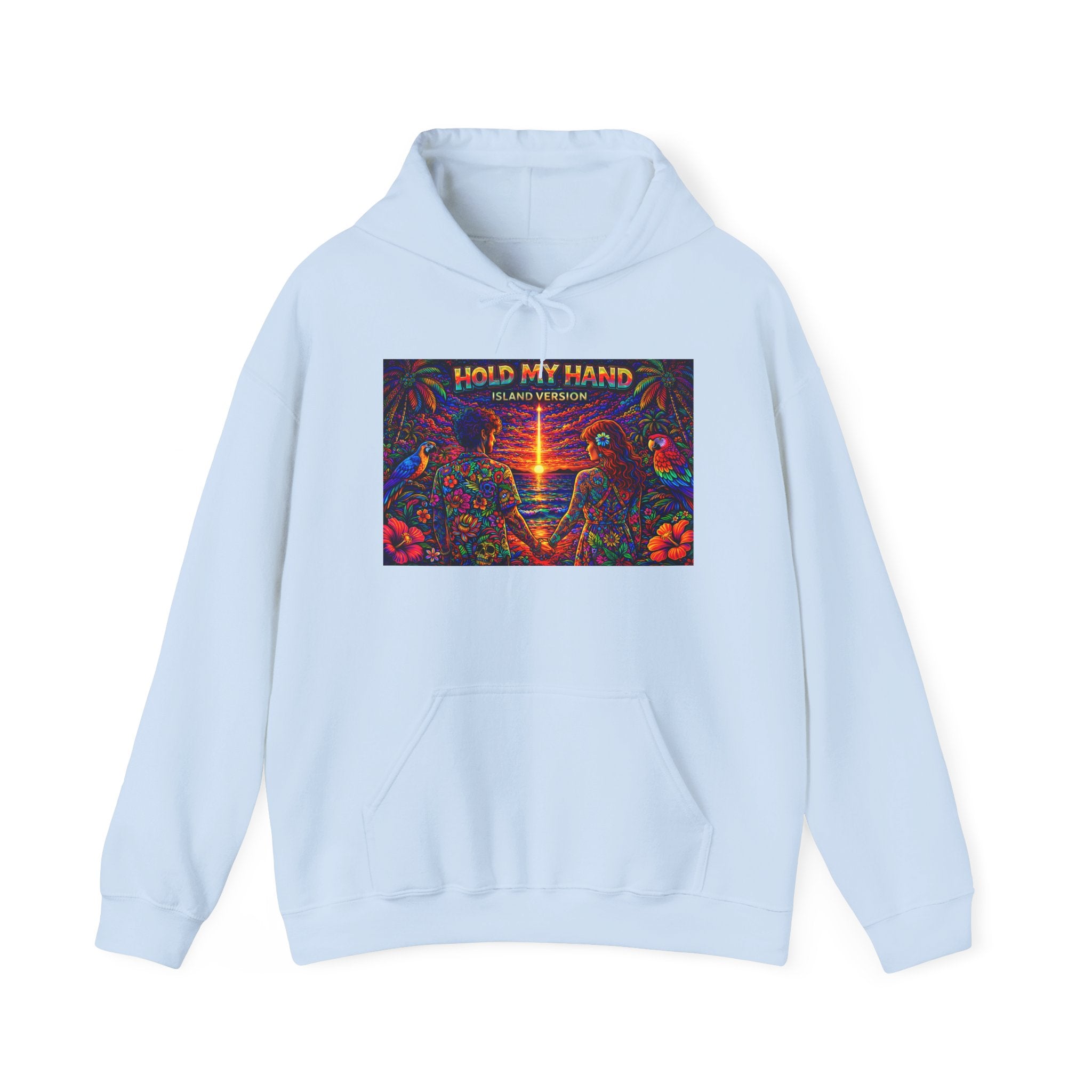Hold My Hand Like You Used to Island Version Song Cover From Caribbean Calavera Album  Retro Rave Graphic Sweatshirt