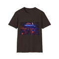 After Midnight Song Cover Art From The Caribbean Calavera Album Hoodie Graphic T-Shirt — Neon City Nightscape Tee