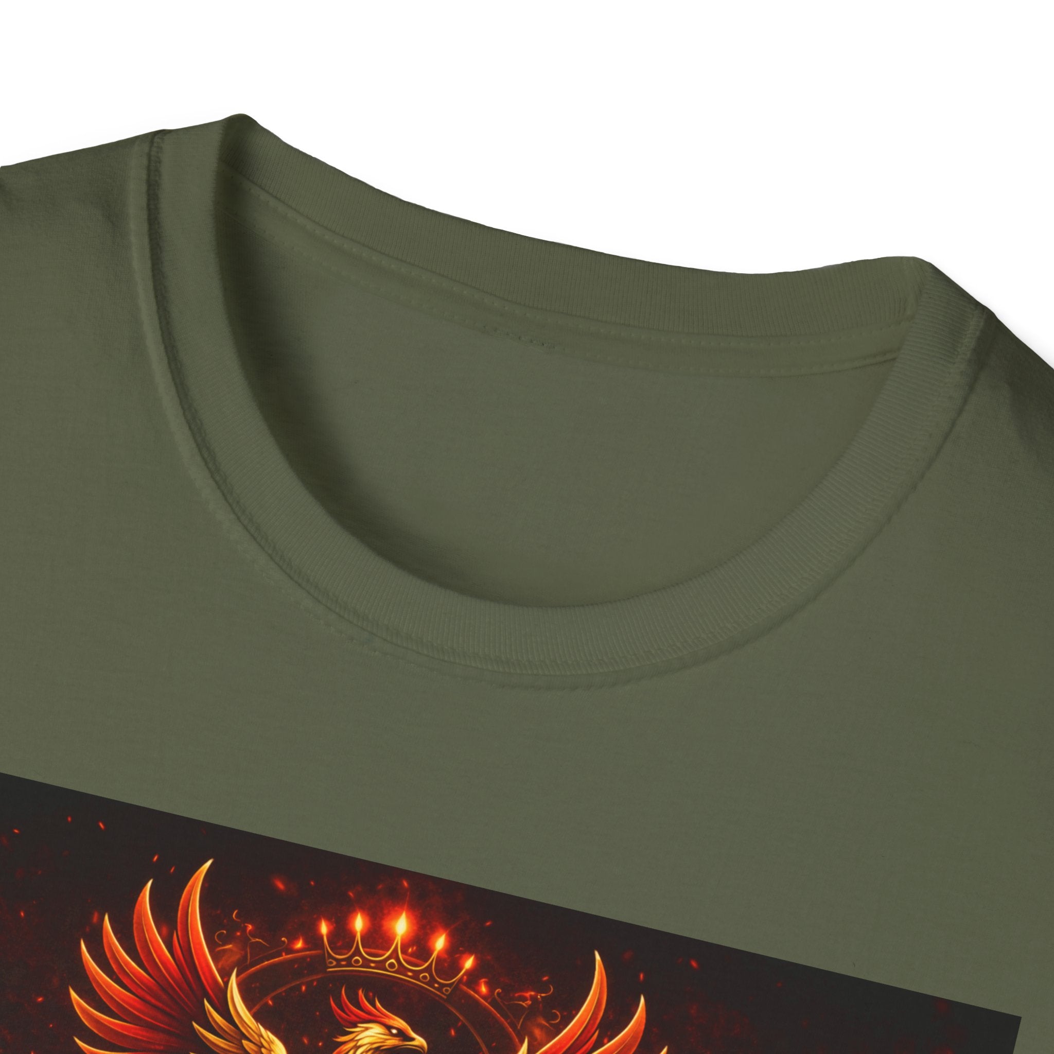 Rebelz Atlaz Film Studios Logo  Phoenix Skull T-Shirt