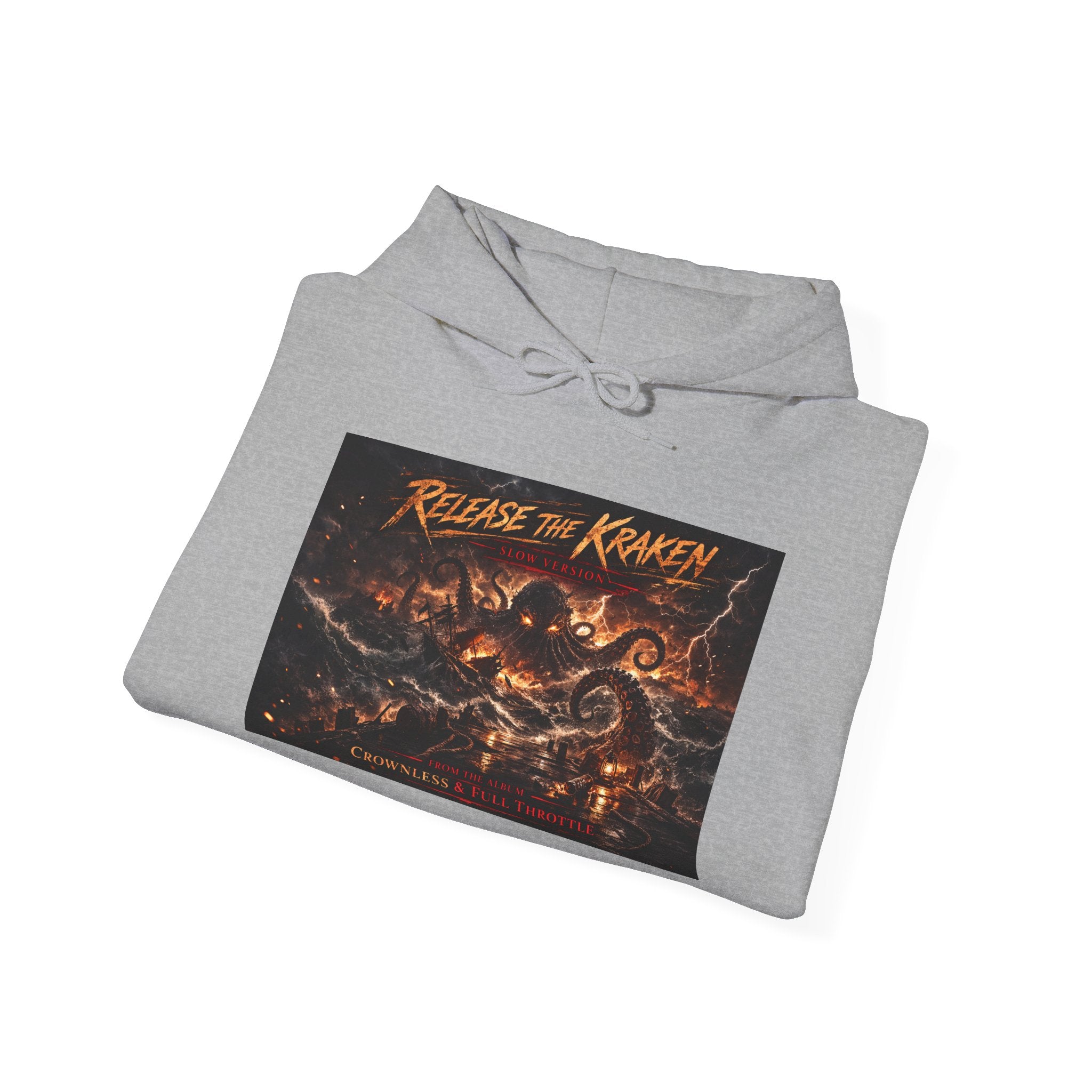 Kraken Release Hoodie Slow Version – Nautical Monster Graphic Pullover