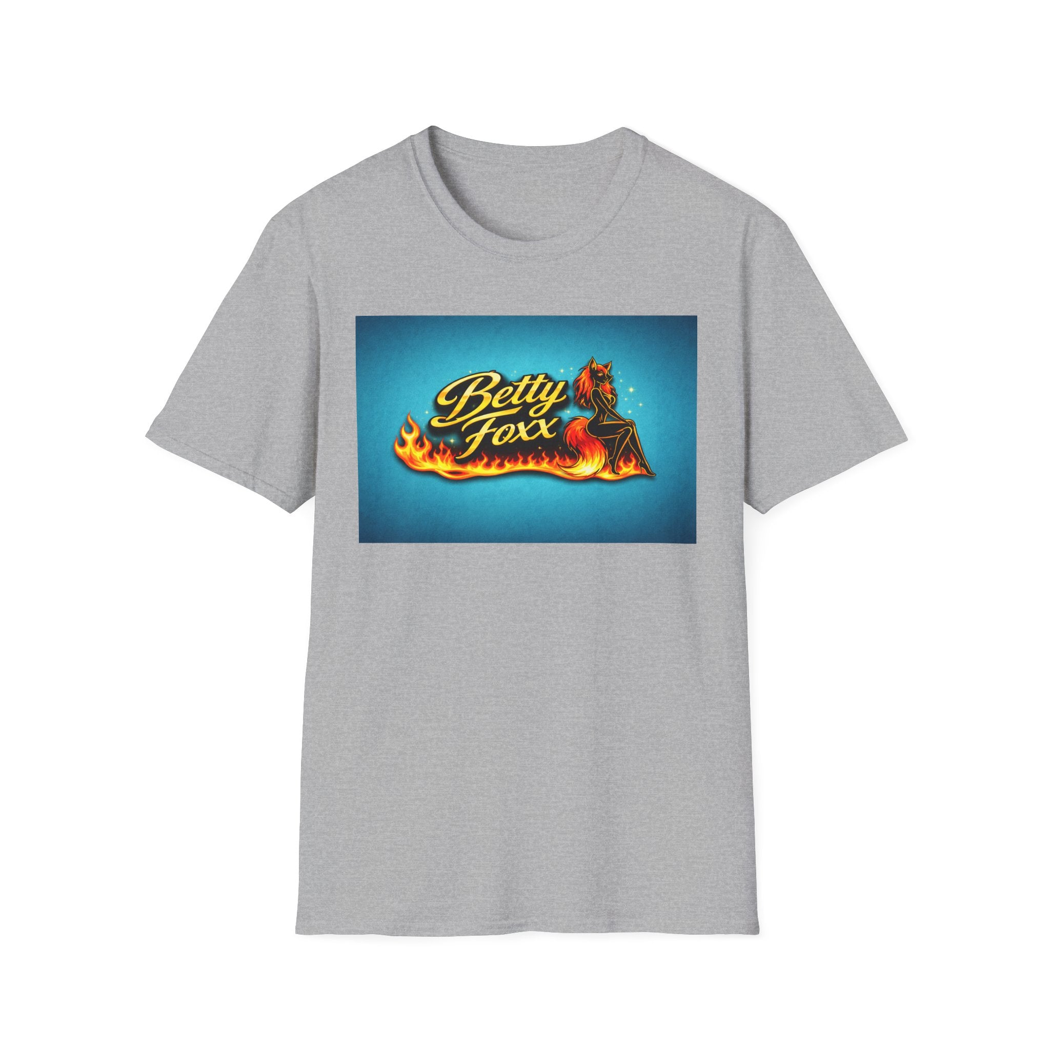 Betty Foxx Retro Flame Logo T-Shirt