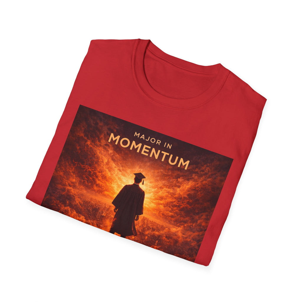 T‑Shirt – "Major in Momentum" Album Art Tee (Silhouette & Fiery Sky)