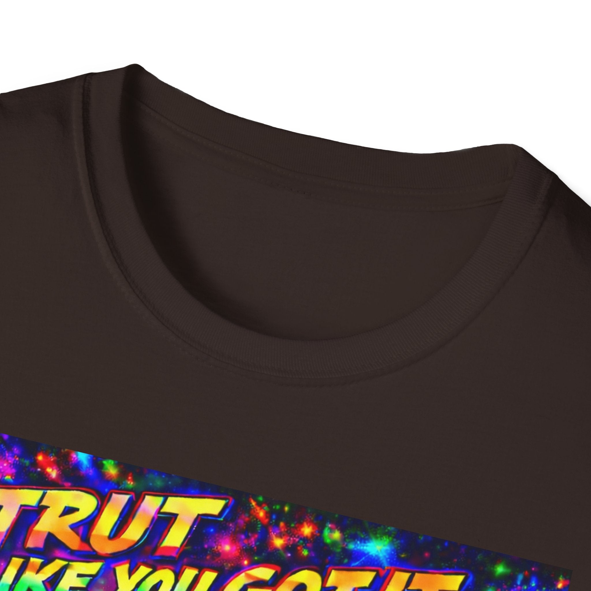 Strut Like You Got It   Song Cover Art From The Caribbean Calavera Album   Neon Retro Graphic Tee T-SHIRT