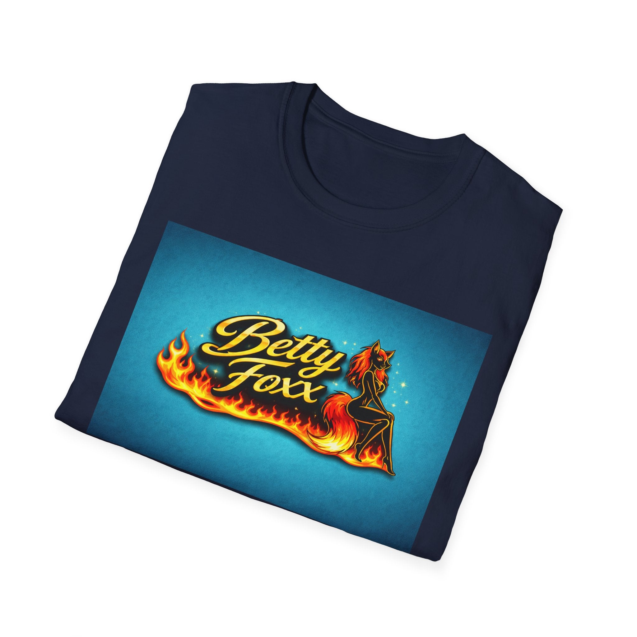 Betty Foxx Retro Flame Logo T-Shirt