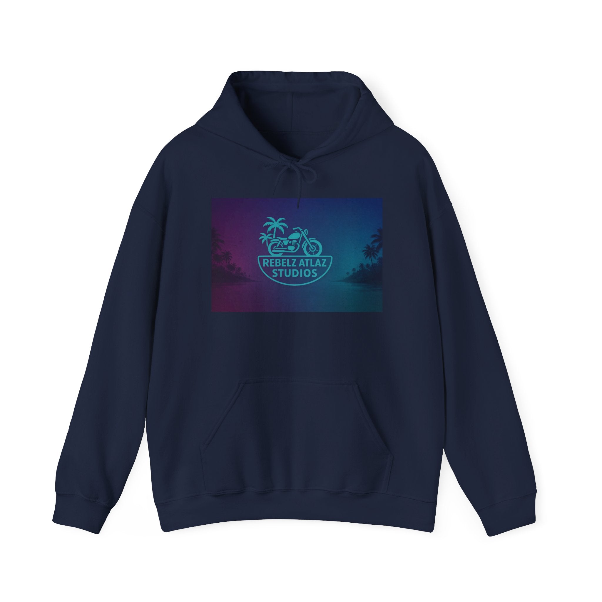 Rebel Atlas Studios Tropical Logo Hoodie Song Cover Art From The Caribbean Calavera Album