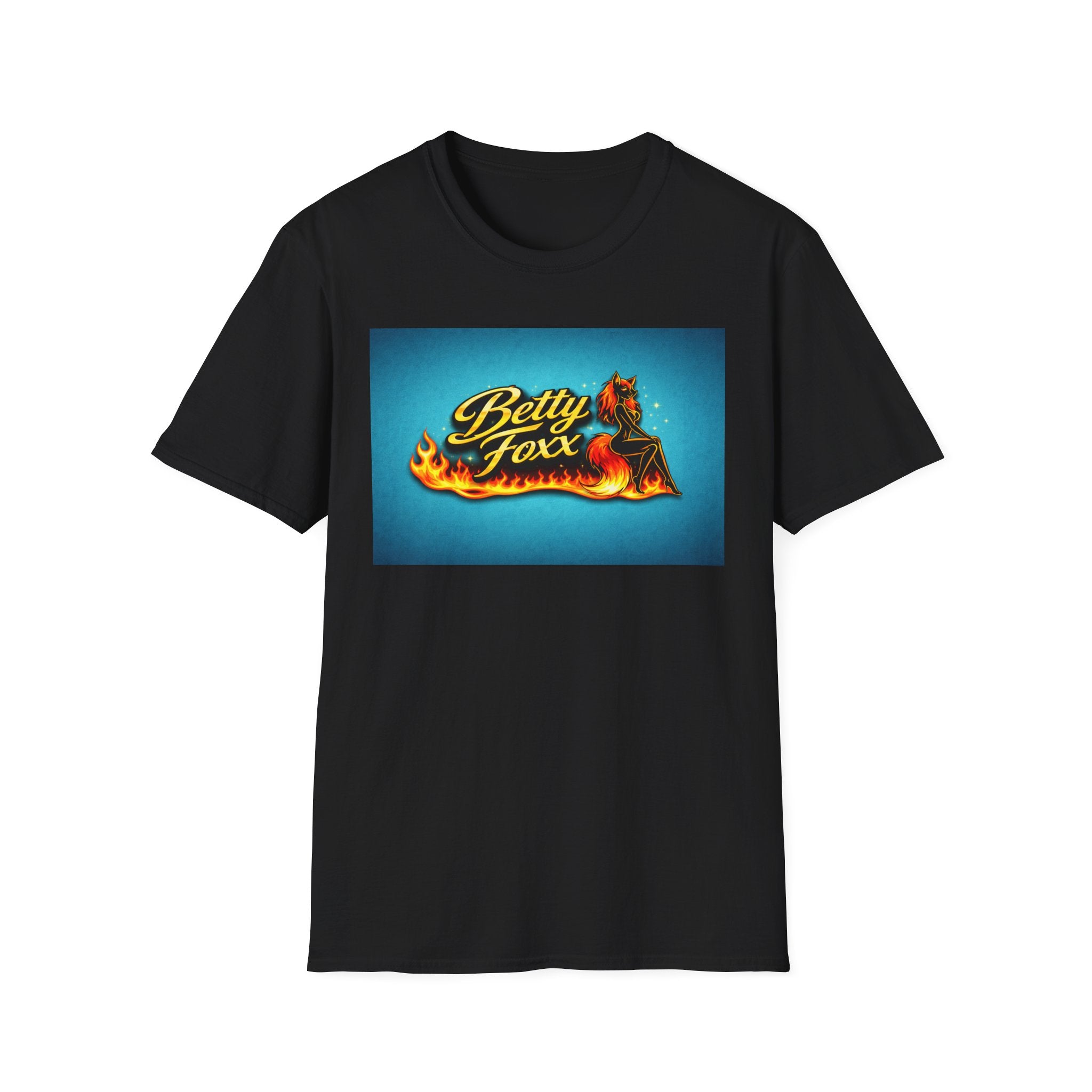 Betty Foxx Retro Flame Logo T-Shirt