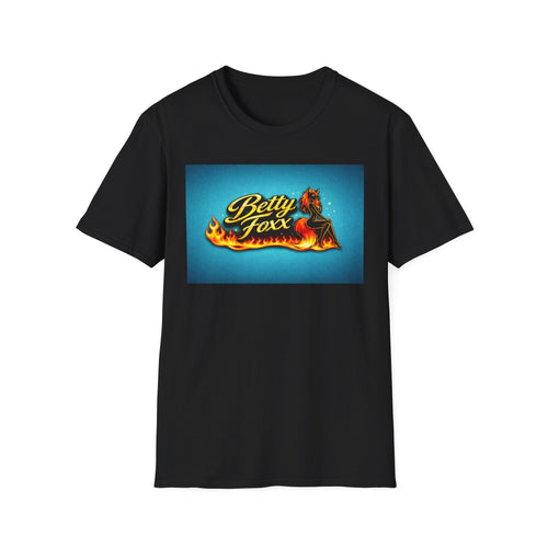 Betty Foxx Retro Flame Logo T-Shirt