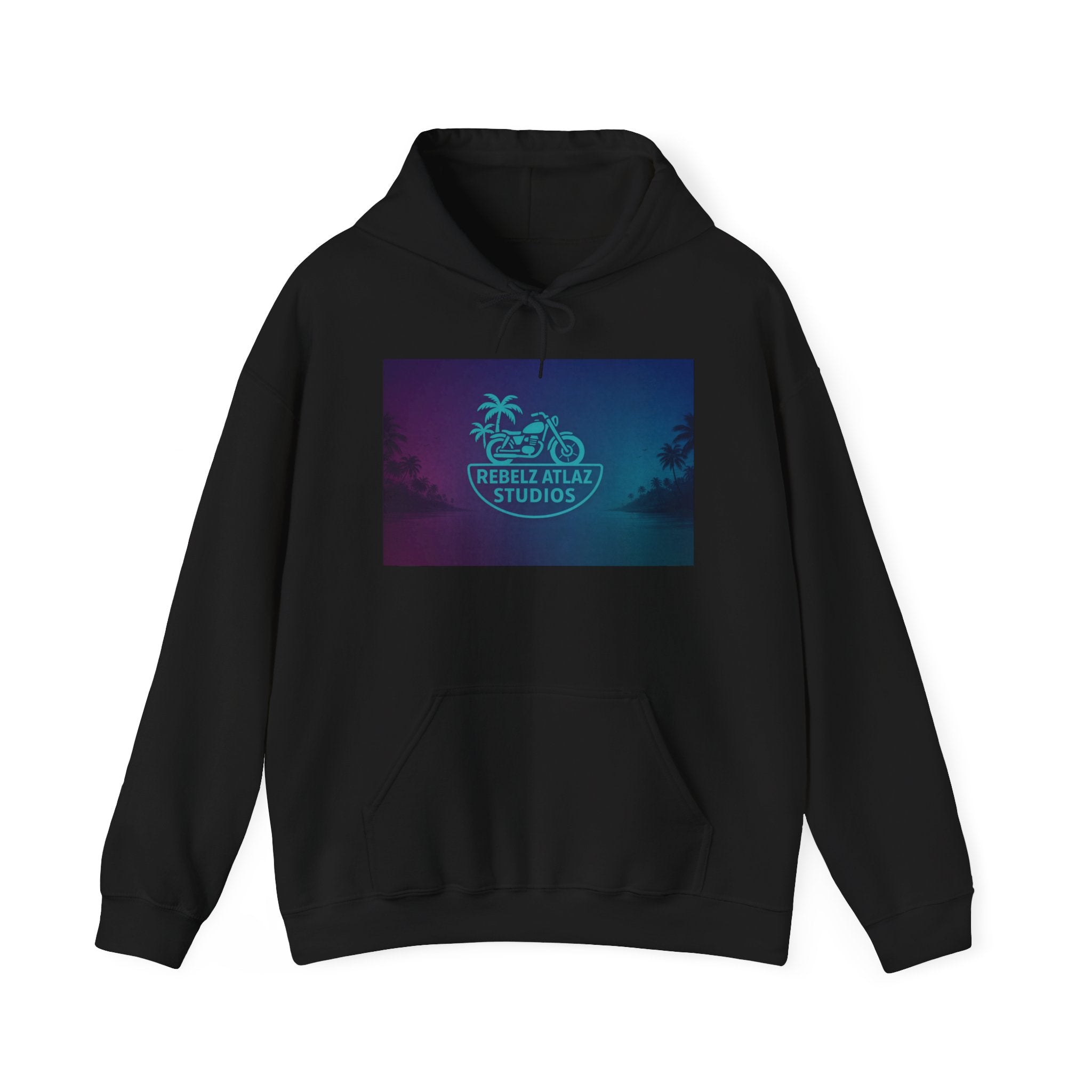 Rebel Atlas Studios Tropical Logo Hoodie Song Cover Art From The Caribbean Calavera Album