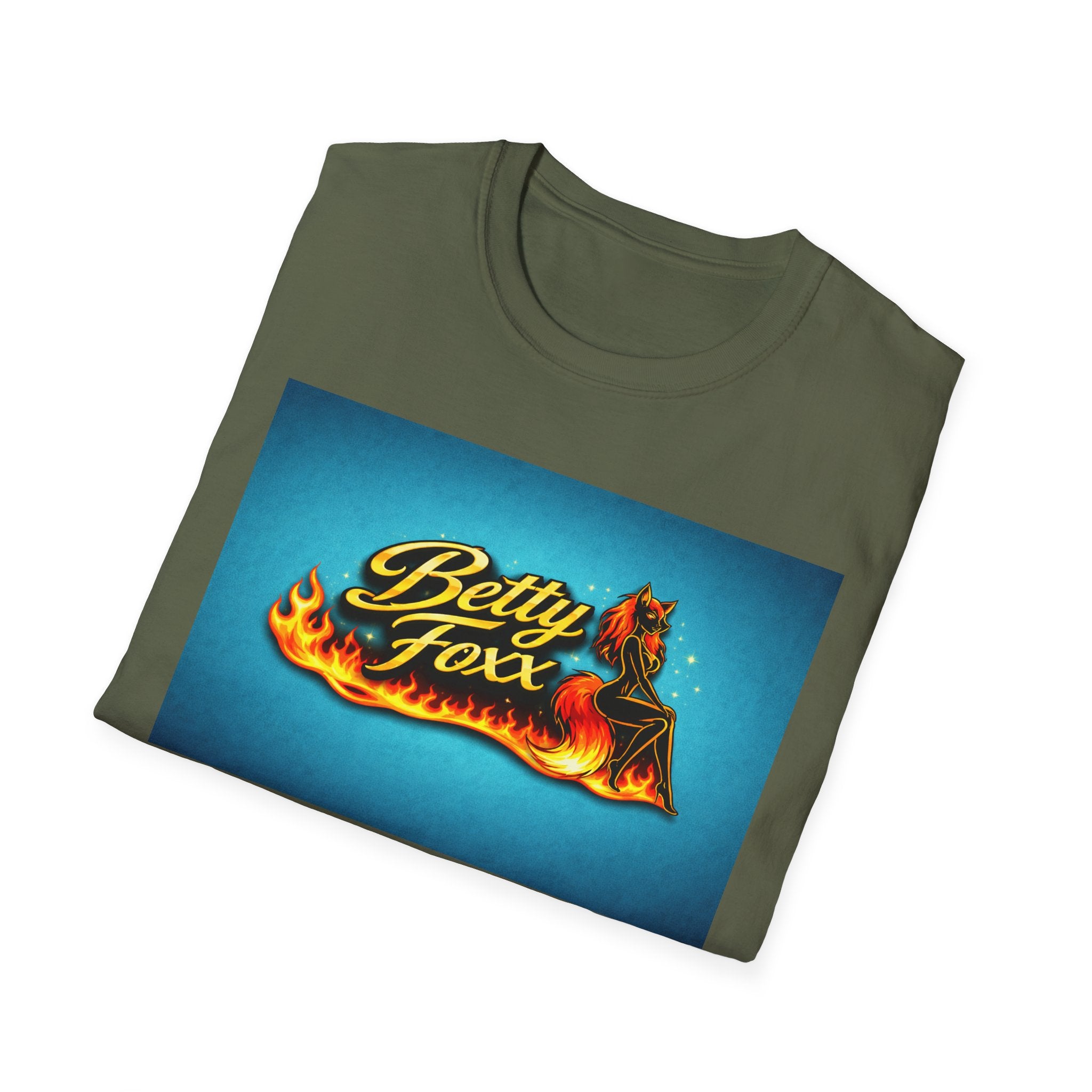 Betty Foxx Retro Flame Logo T-Shirt