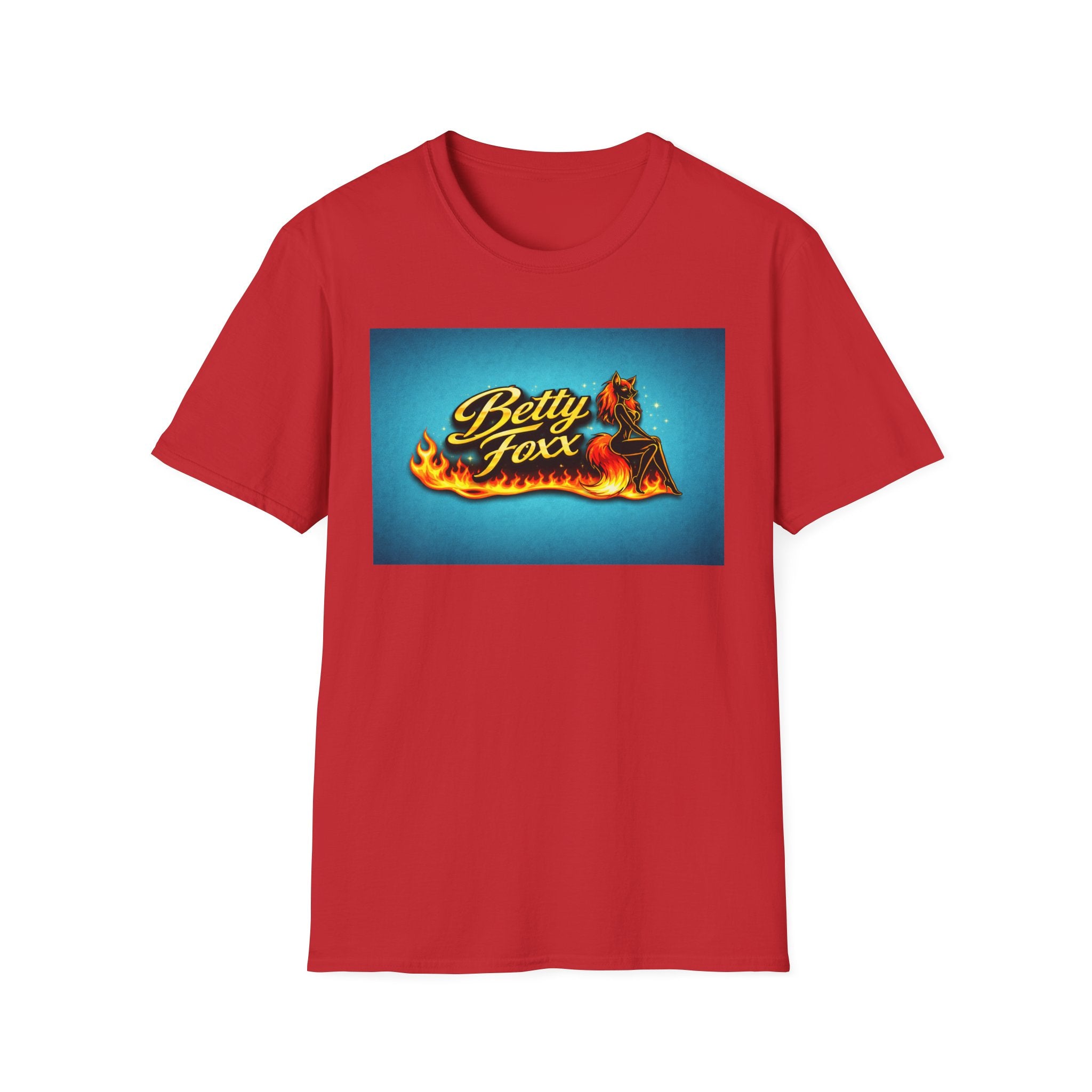 Betty Foxx Retro Flame Logo T-Shirt