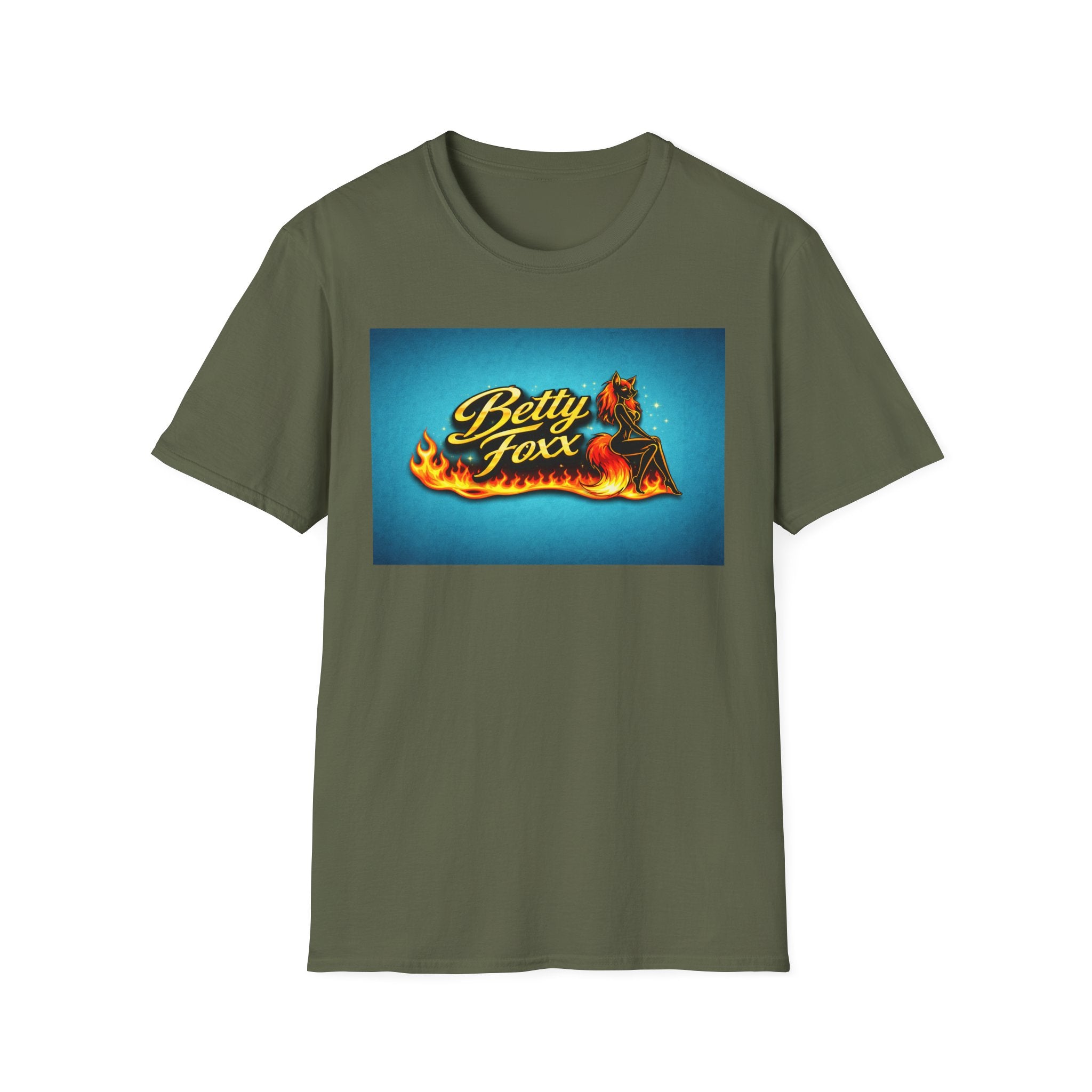 Betty Foxx Retro Flame Logo T-Shirt