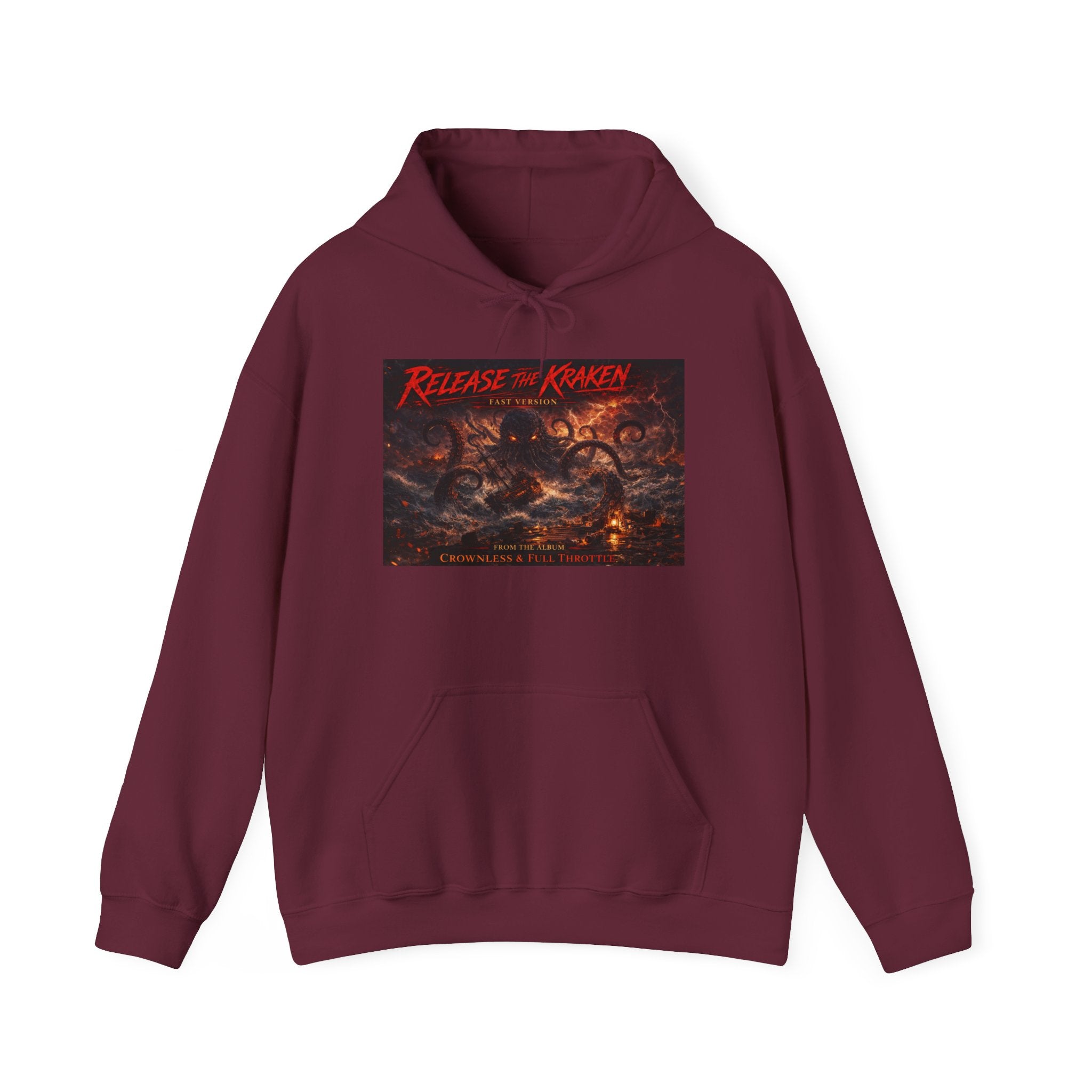 Release the Kraken Hoodie — Nautical Myth Kraken Graphic Pullover