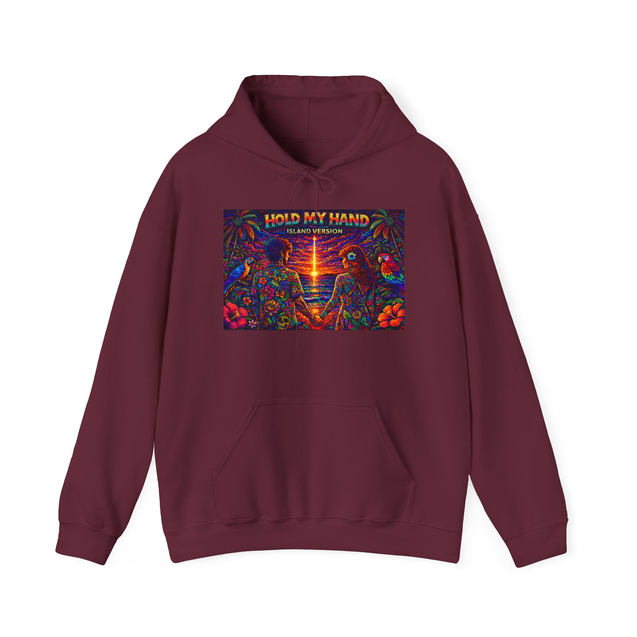 Hold My Hand Like You Used to Island Version Song Cover From Caribbean Calavera Album  Retro Rave Graphic Sweatshirt