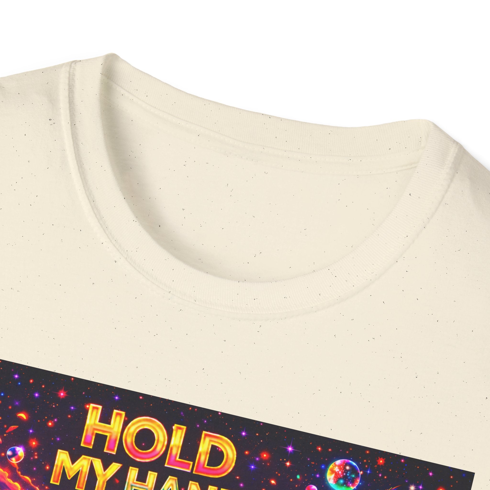 Hold My Hand T-Shirt  Song Cover Art From The Caribbean Calavera Album — Retro Sunset Hands Graphic Tee