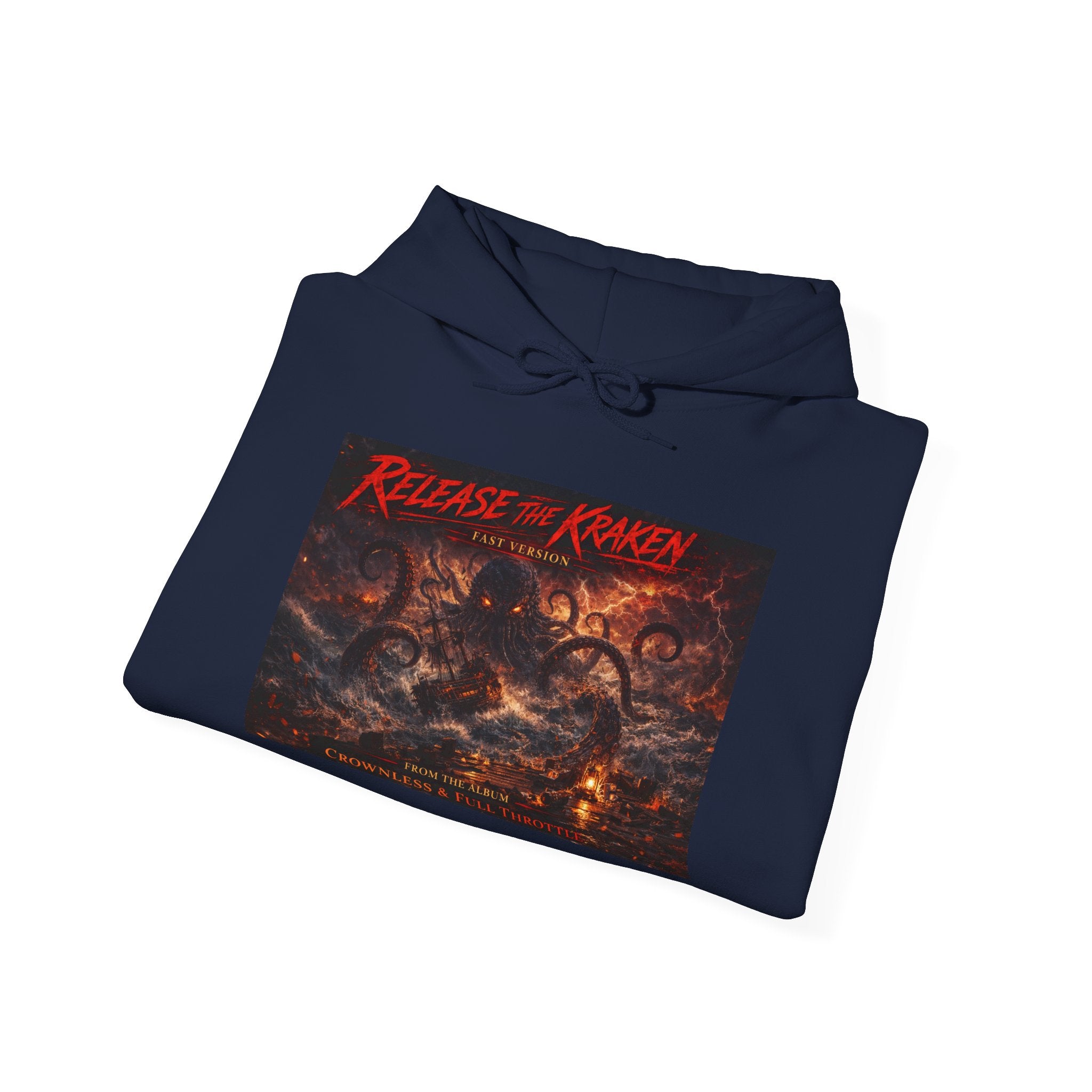 Release the Kraken Hoodie — Nautical Myth Kraken Graphic Pullover