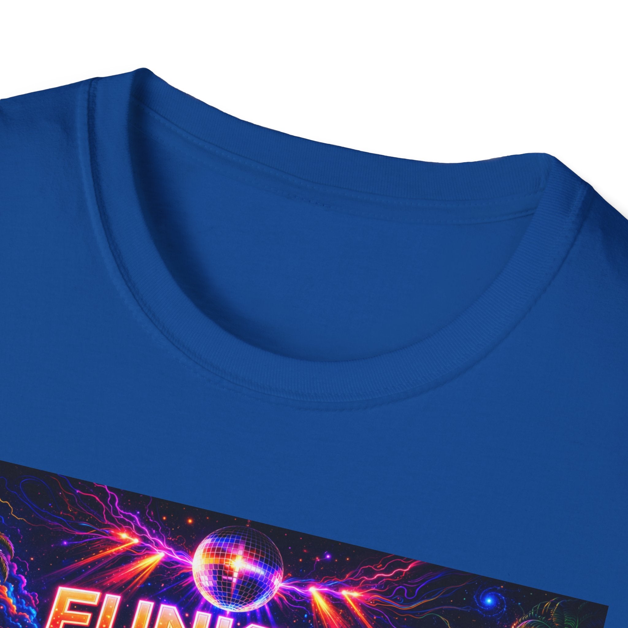 Funkify   Song Cover Art From The Caribbean Calavera Album  Neon City T-Shirt – Retro Synthwave Music Tee