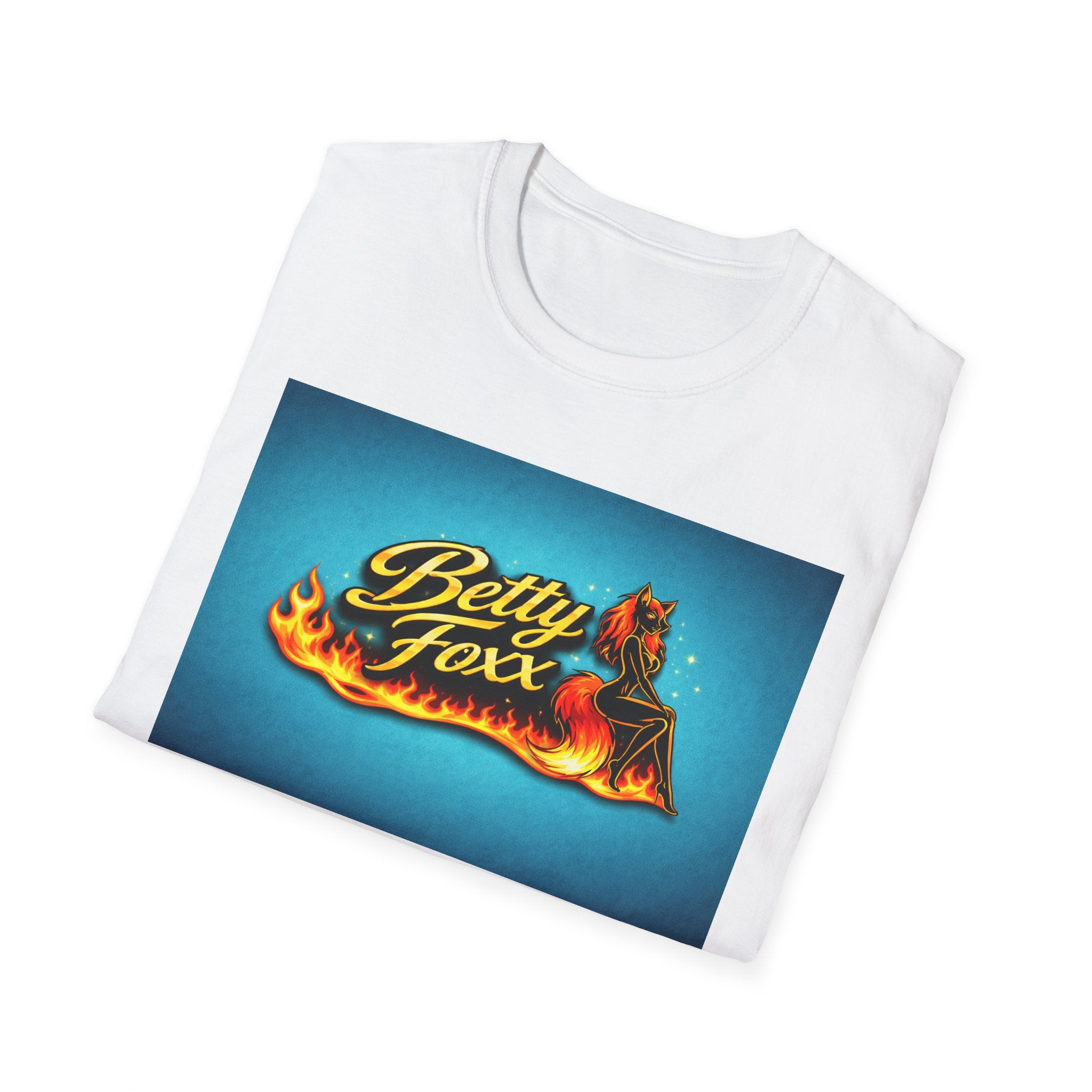 Betty Foxx Retro Flame Logo T-Shirt