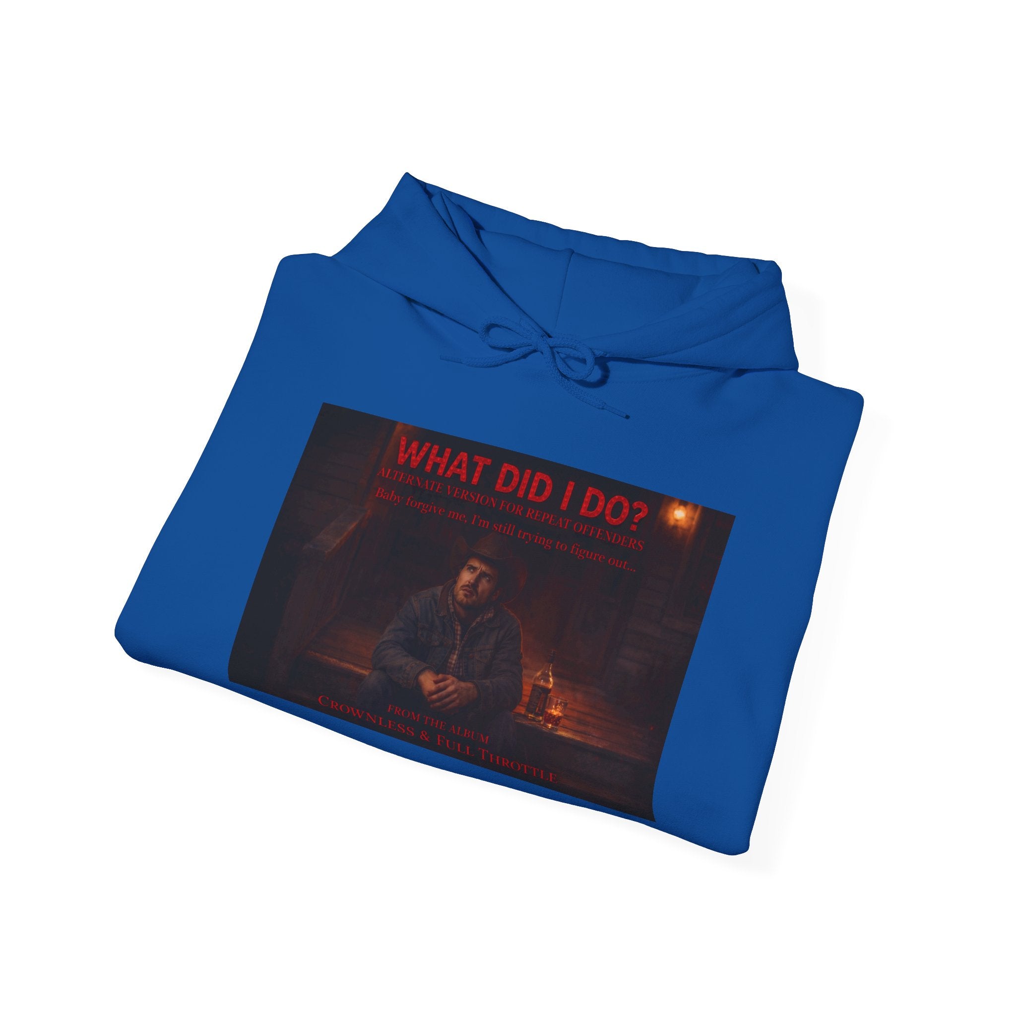 What Did I Do? Hoodie — Dark Aesthetic Graphic Pullover