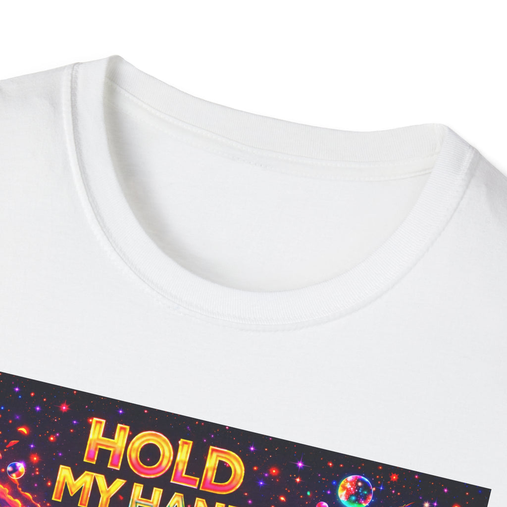 Hold My Hand T-Shirt  Song Cover Art From The Caribbean Calavera Album — Retro Sunset Hands Graphic Tee
