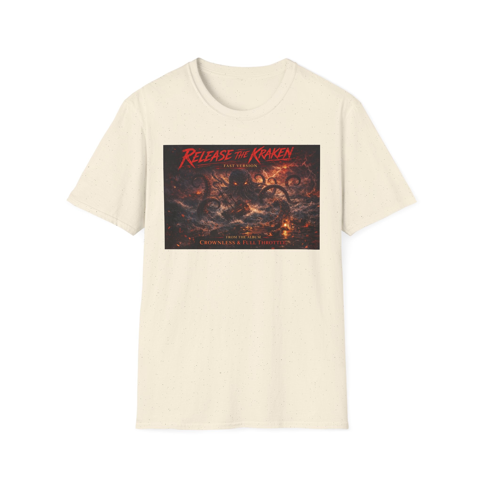 T-Shirt — 'Release the Kraken' Retro Nautical Kraken Graphic Tee