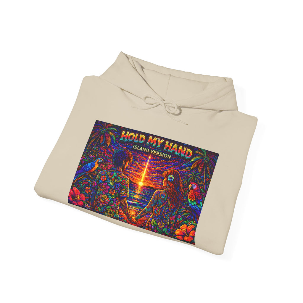 Hold My Hand Like You Used to Island Version Song Cover From Caribbean Calavera Album  Retro Rave Graphic Sweatshirt