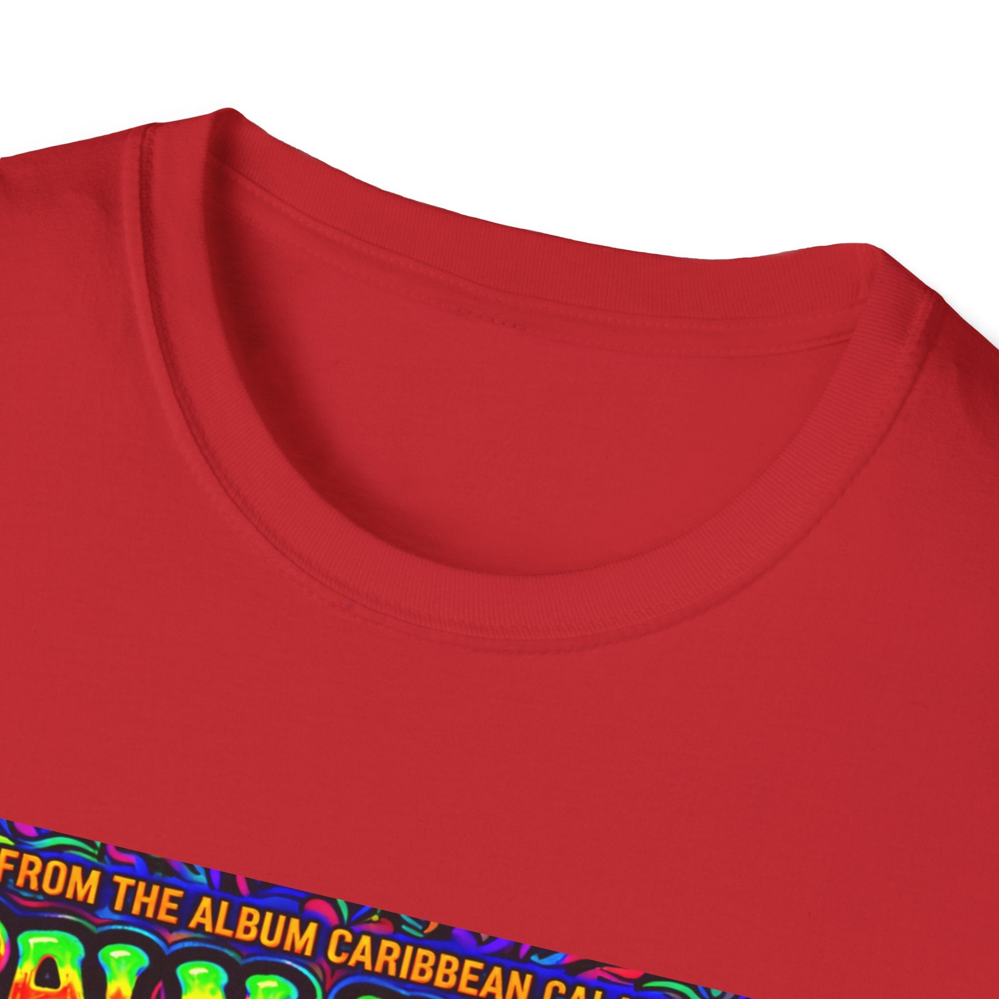 Palm Trees & Kisses Song Cover Art From The Caribbean Calavera Album  Tropical Graphic T-Shirt — Retro Sunset Beach Vibes