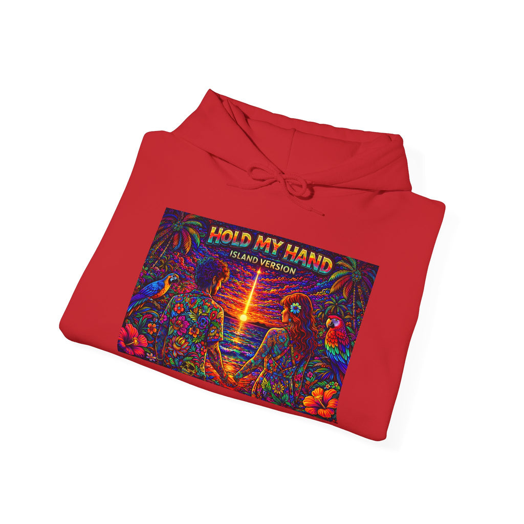 Hold My Hand Like You Used to Island Version Song Cover From Caribbean Calavera Album  Retro Rave Graphic Sweatshirt