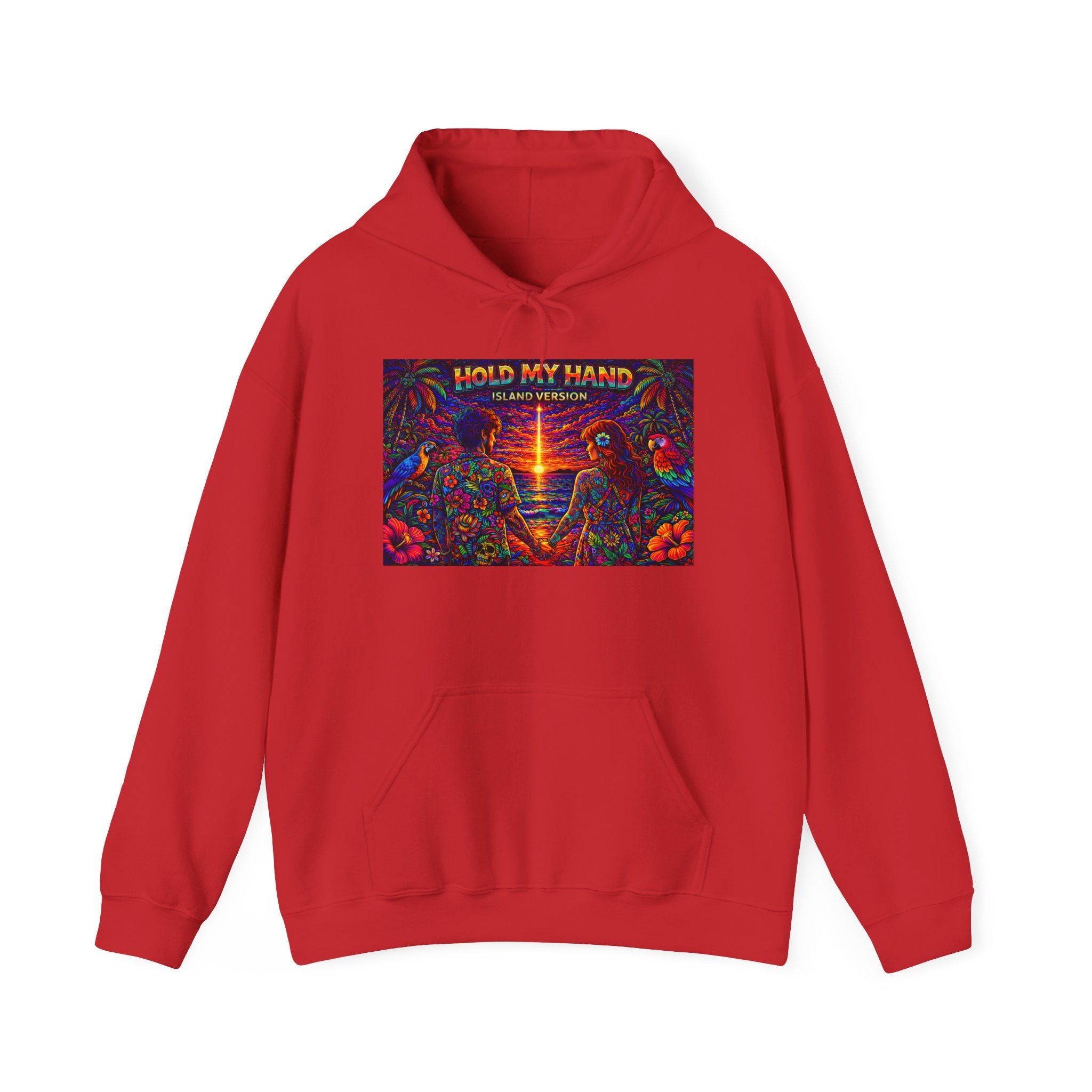 Hold My Hand Like You Used to Island Version Song Cover From Caribbean Calavera Album  Retro Rave Graphic Sweatshirt