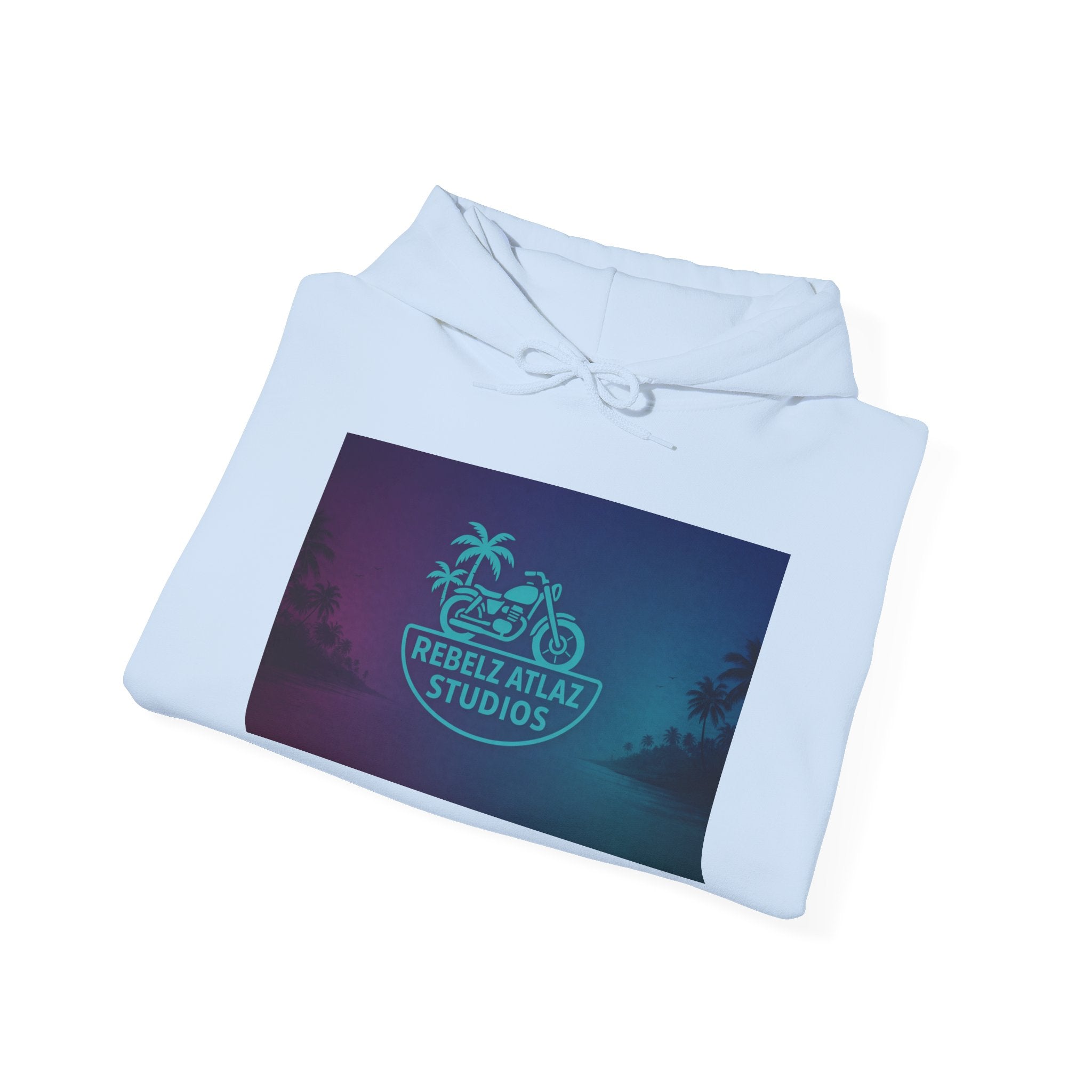 Rebel Atlas Studios Tropical Logo Hoodie Song Cover Art From The Caribbean Calavera Album