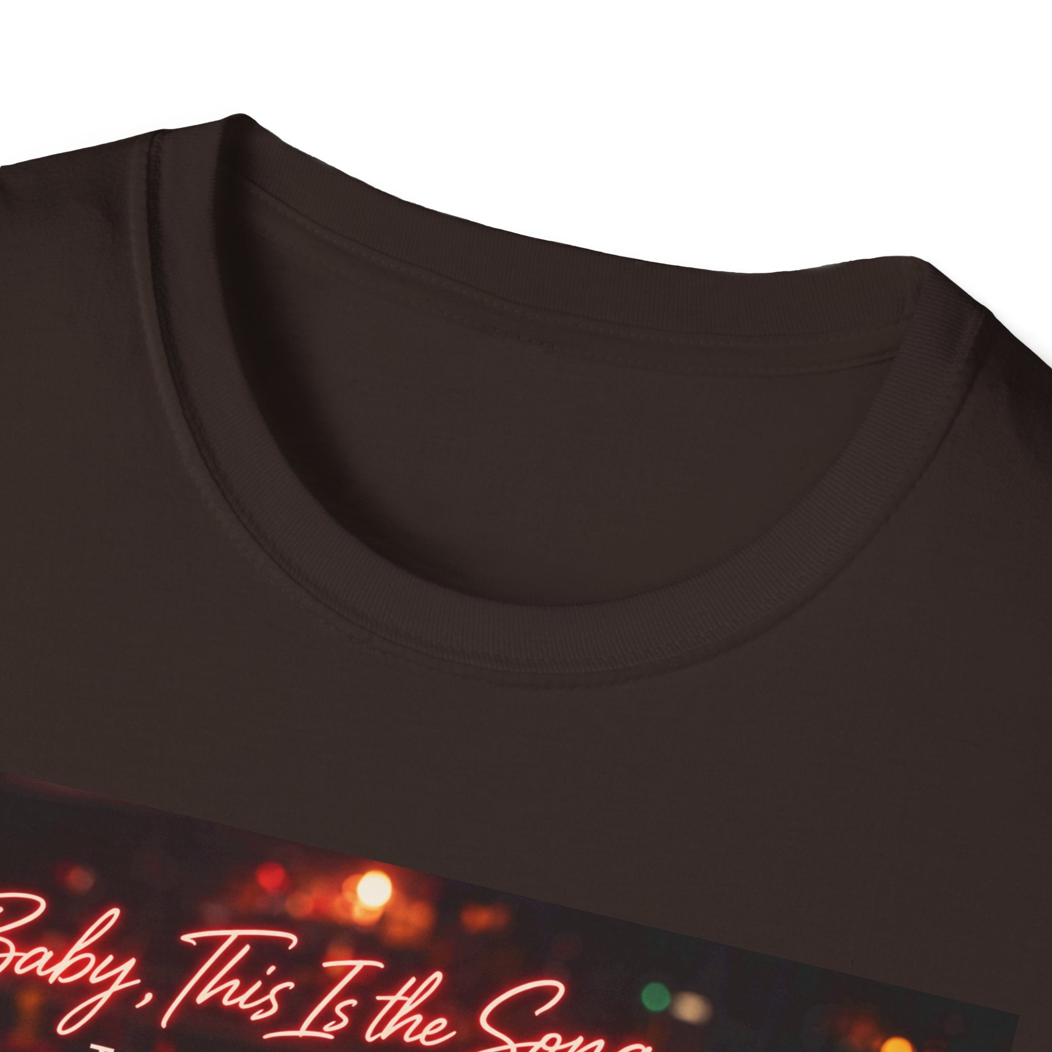 T‑Shirt — 'Baby, It's The Song That Counts'  Crownless and Full Throttle Album Cover Artwork Retro Candlelit Music Graphic Tee