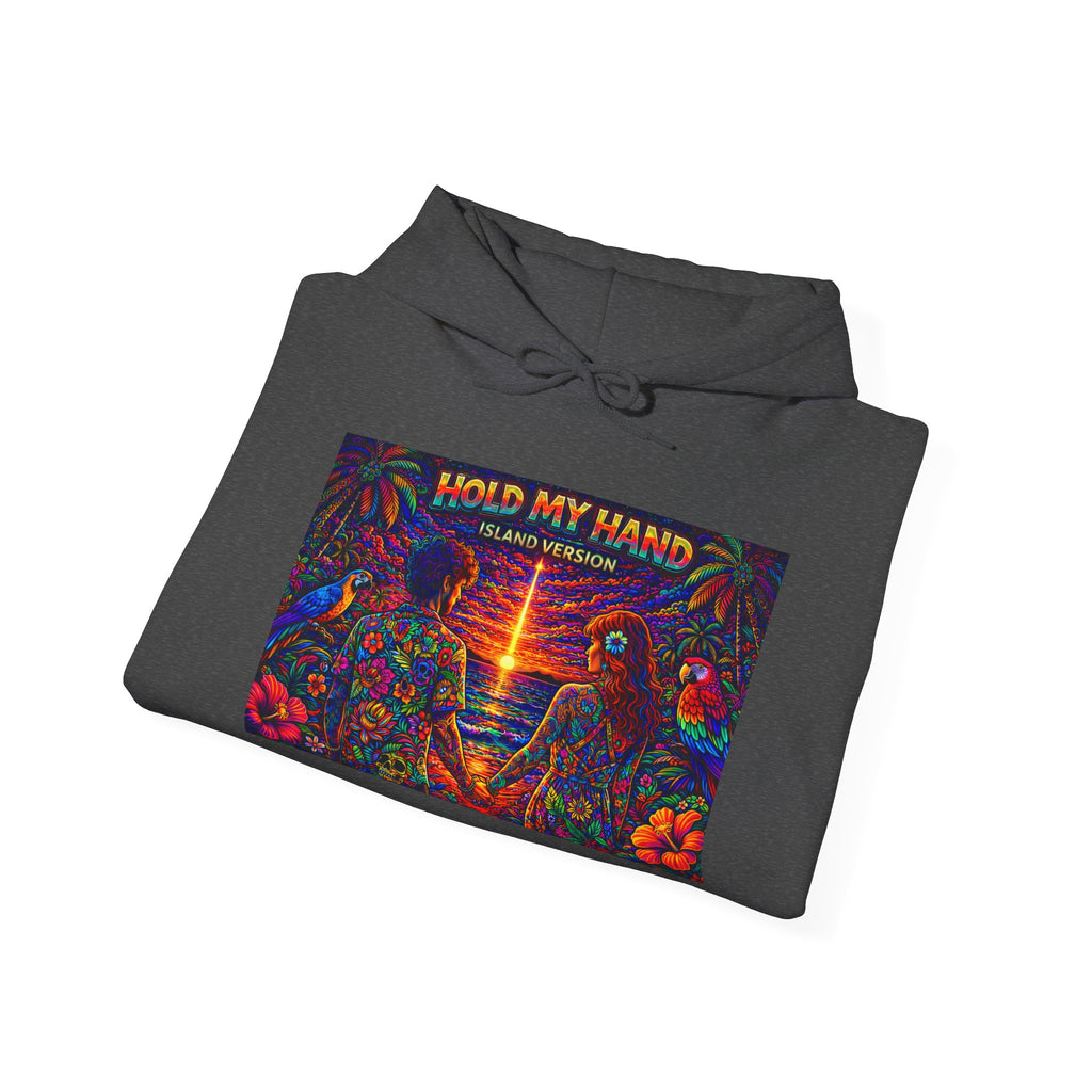 Hold My Hand Like You Used to Island Version Song Cover From Caribbean Calavera Album  Retro Rave Graphic Sweatshirt