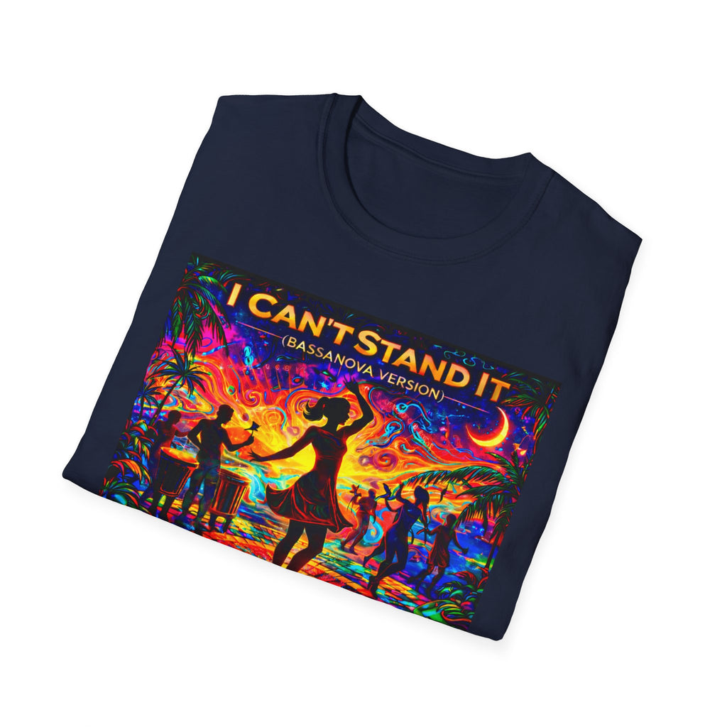 I Can't Stand It Dance Tee Song Cover Art From The Caribbean Calavera Album — Vibrant Caribbean Disco Music T-Shirt