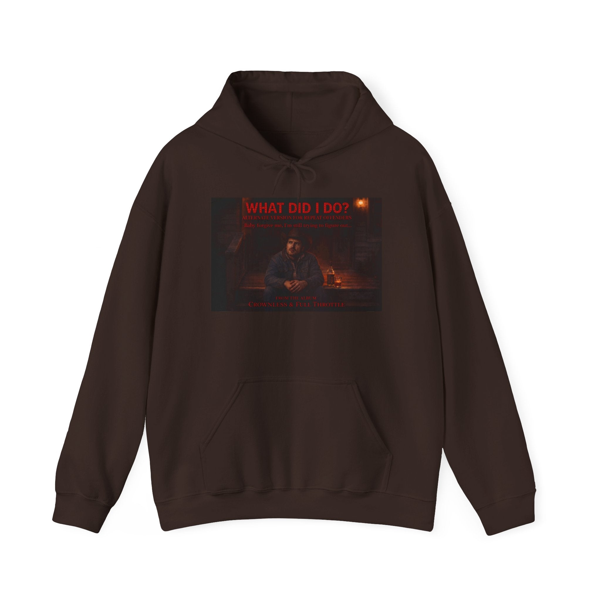 What Did I Do? Hoodie — Dark Aesthetic Graphic Pullover