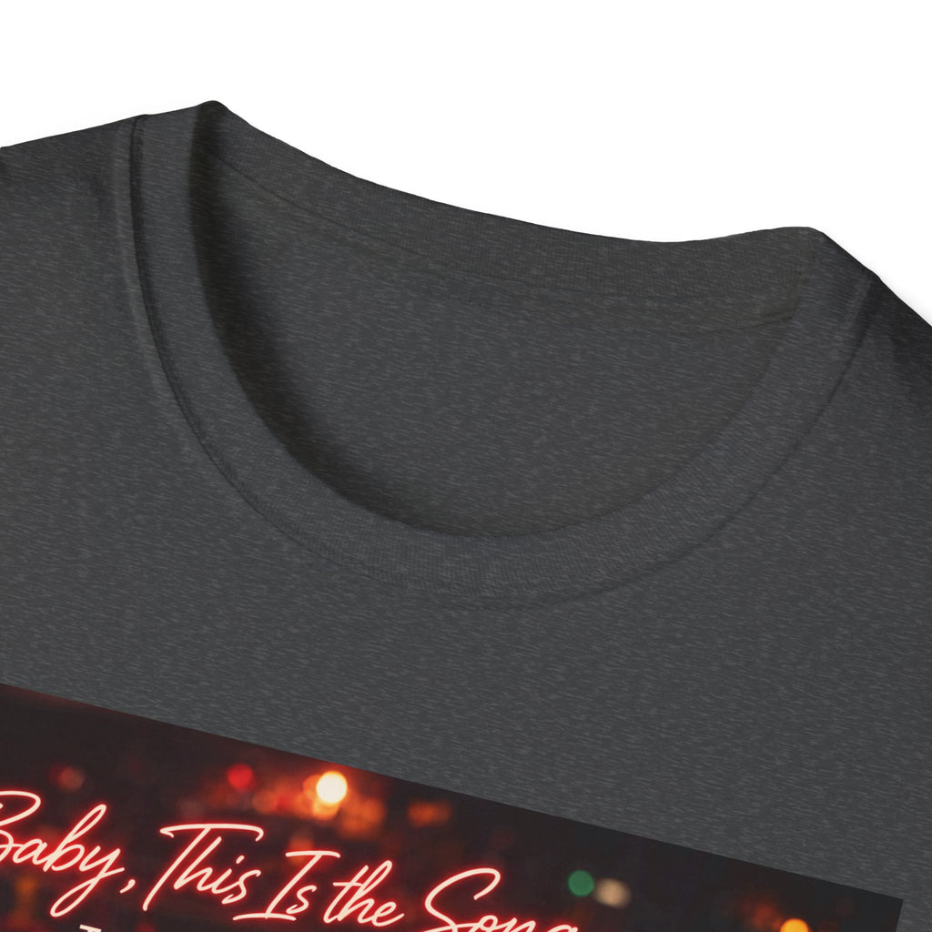 T‑Shirt — 'Baby, It's The Song That Counts'  Crownless and Full Throttle Album Cover Artwork Retro Candlelit Music Graphic Tee