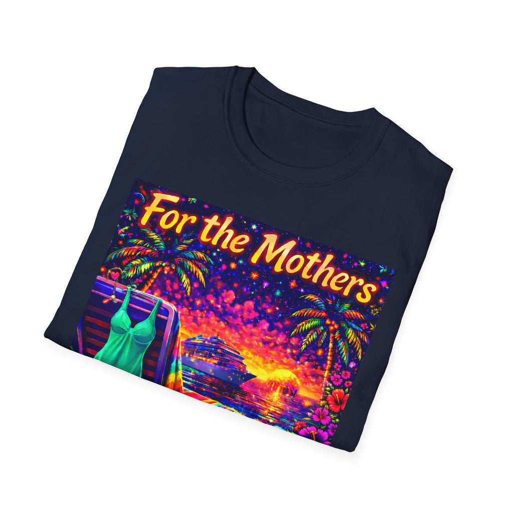 For the Mothers Tropical Sunset T‑Shirt   Song Cover Art From The Caribbean Calavera Album  — Beach Vacation Mother's Day Gift