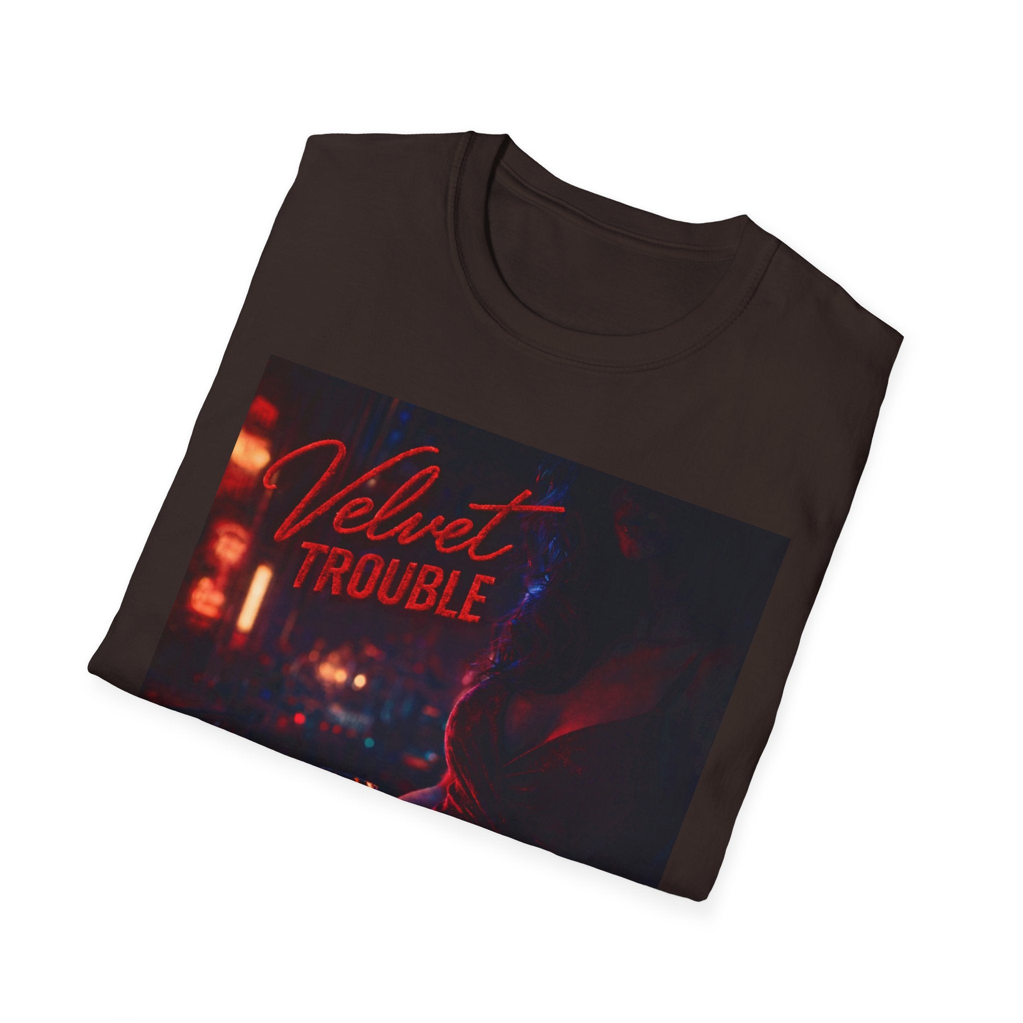 Velvet Trouble Retro Neon Band T-Shirt