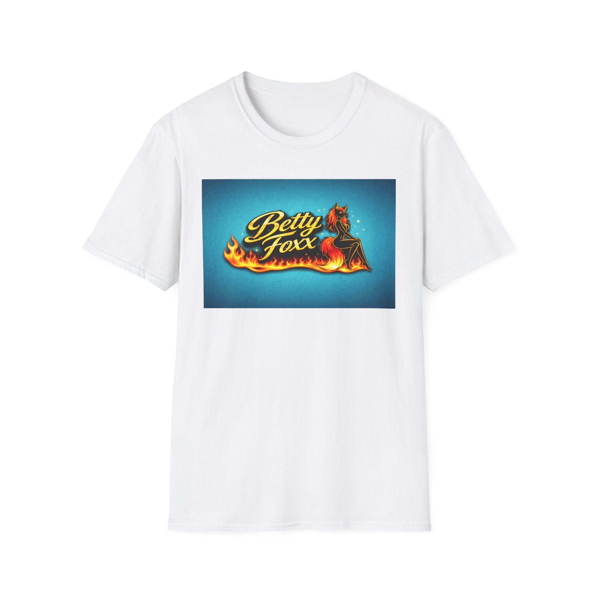 Betty Foxx Retro Flame Logo T-Shirt