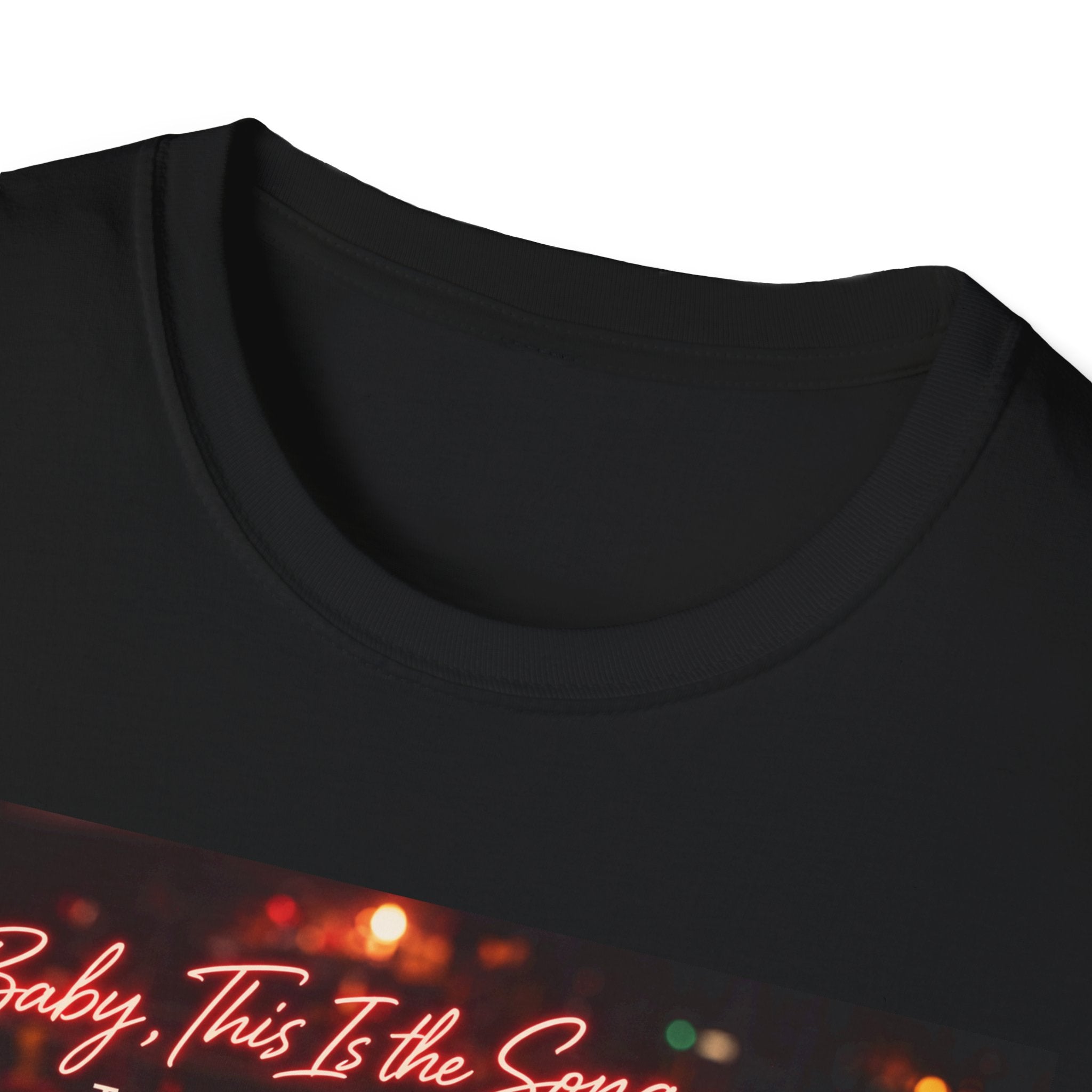 T‑Shirt — 'Baby, It's The Song That Counts'  Crownless and Full Throttle Album Cover Artwork Retro Candlelit Music Graphic Tee