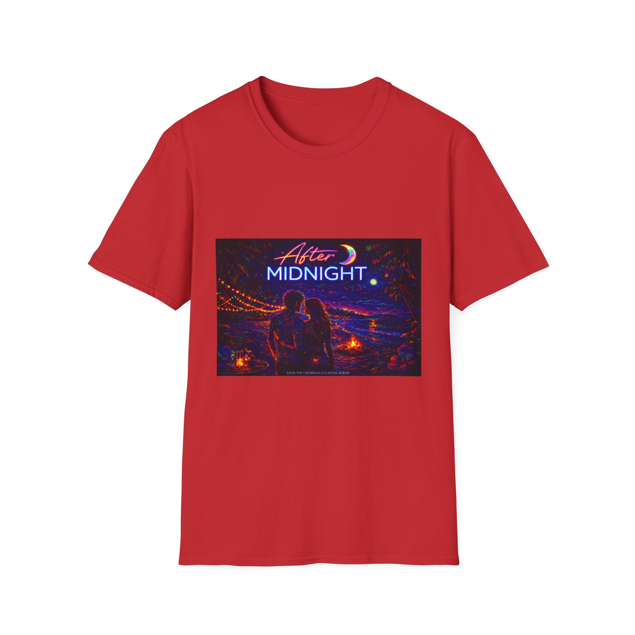 After Midnight Song Cover Art From The Caribbean Calavera Album Hoodie Graphic T-Shirt — Neon City Nightscape Tee