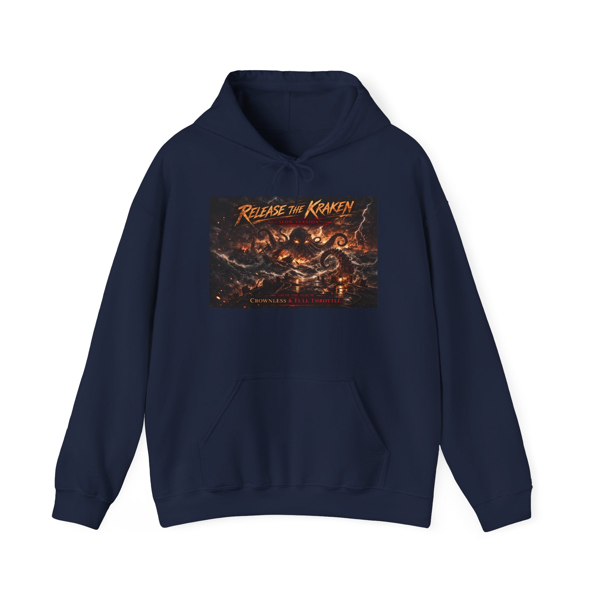 Kraken Release Hoodie Slow Version – Nautical Monster Graphic Pullover