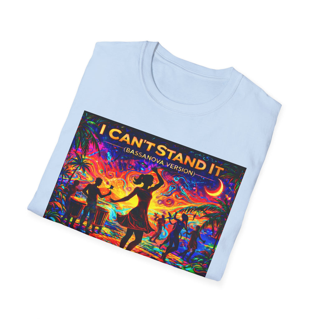 I Can't Stand It Dance Tee Song Cover Art From The Caribbean Calavera Album — Vibrant Caribbean Disco Music T-Shirt