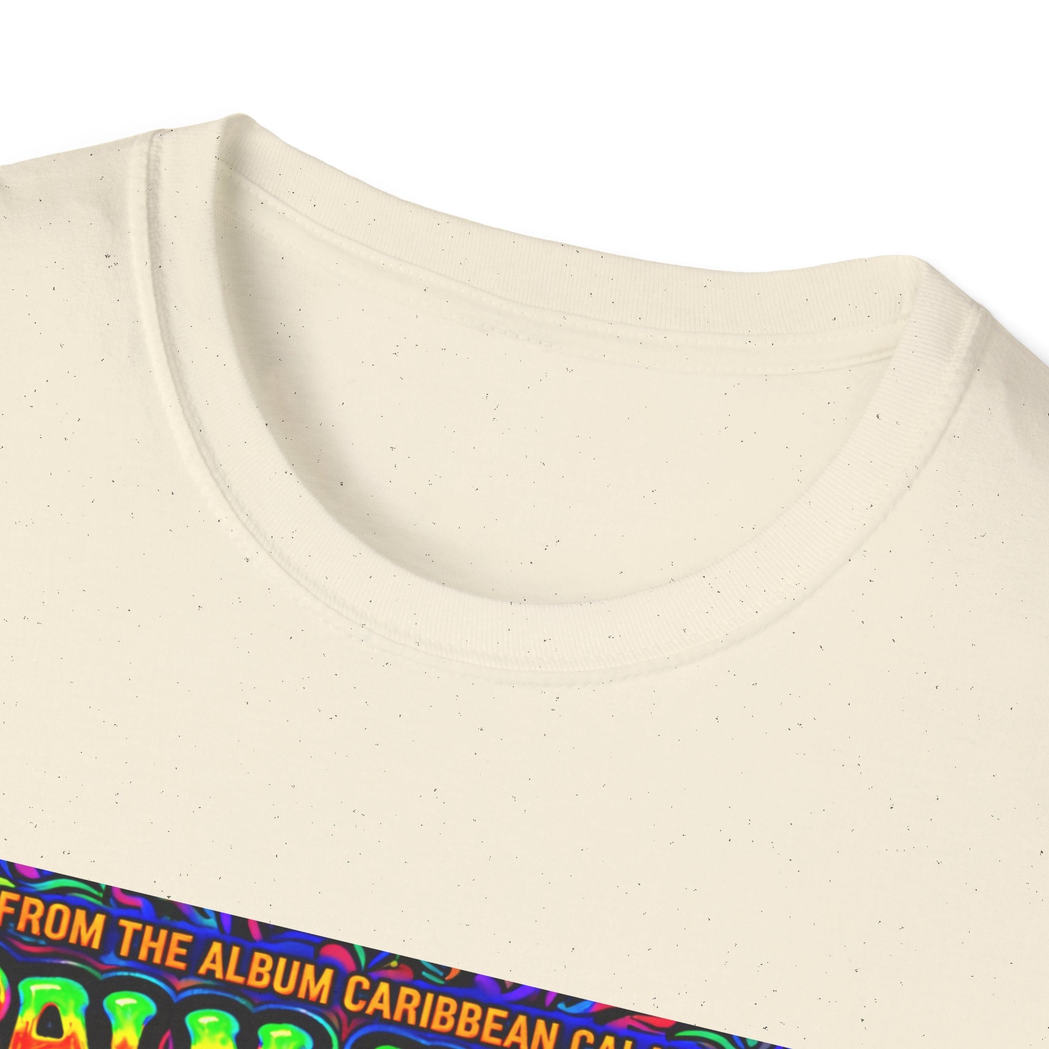 Palm Trees & Kisses Song Cover Art From The Caribbean Calavera Album  Tropical Graphic T-Shirt — Retro Sunset Beach Vibes