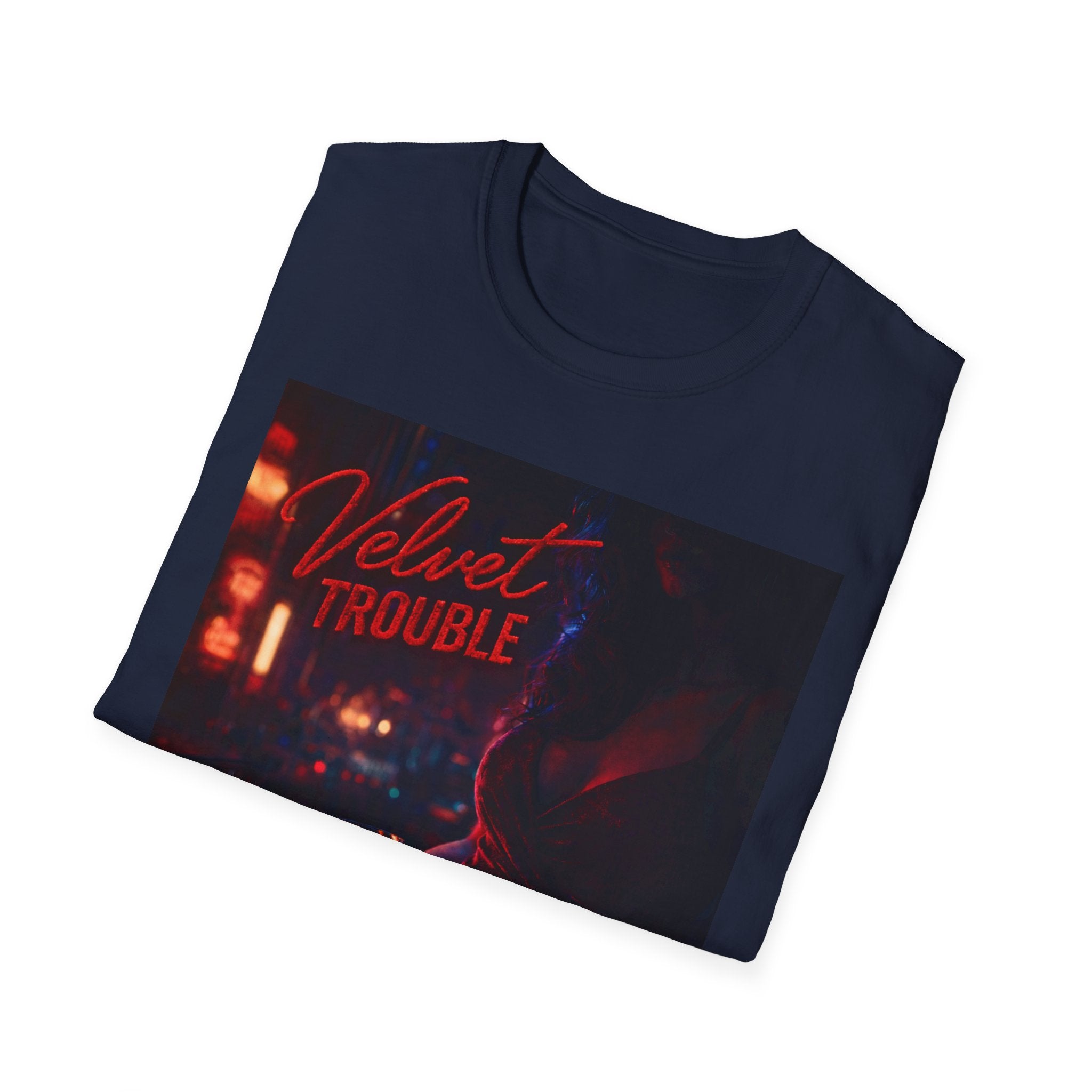 Velvet Trouble Retro Neon Band T-Shirt