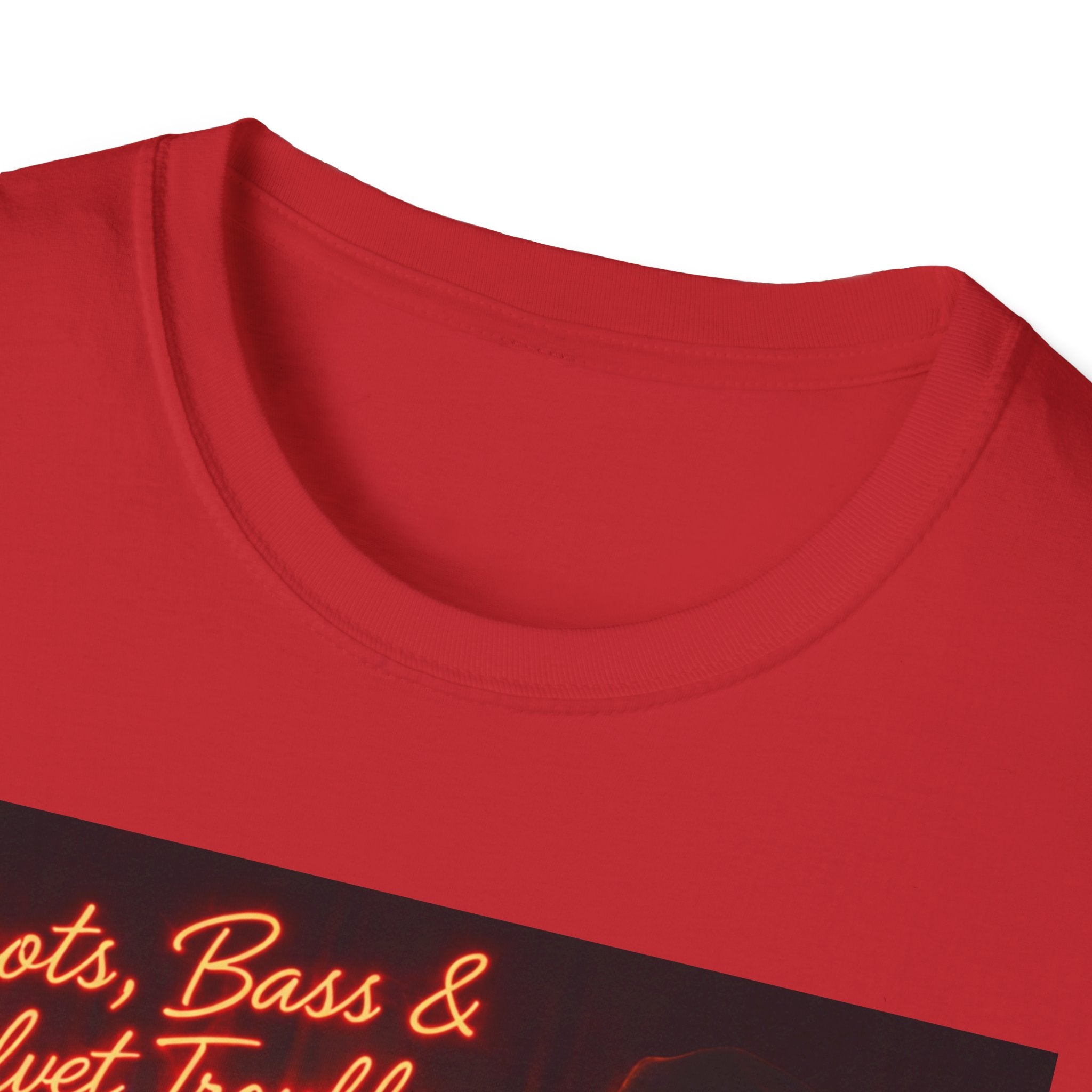 "Boots, Bass & Velvet Trouble" Retro Music Tee Vintage Rock T-Shirt —